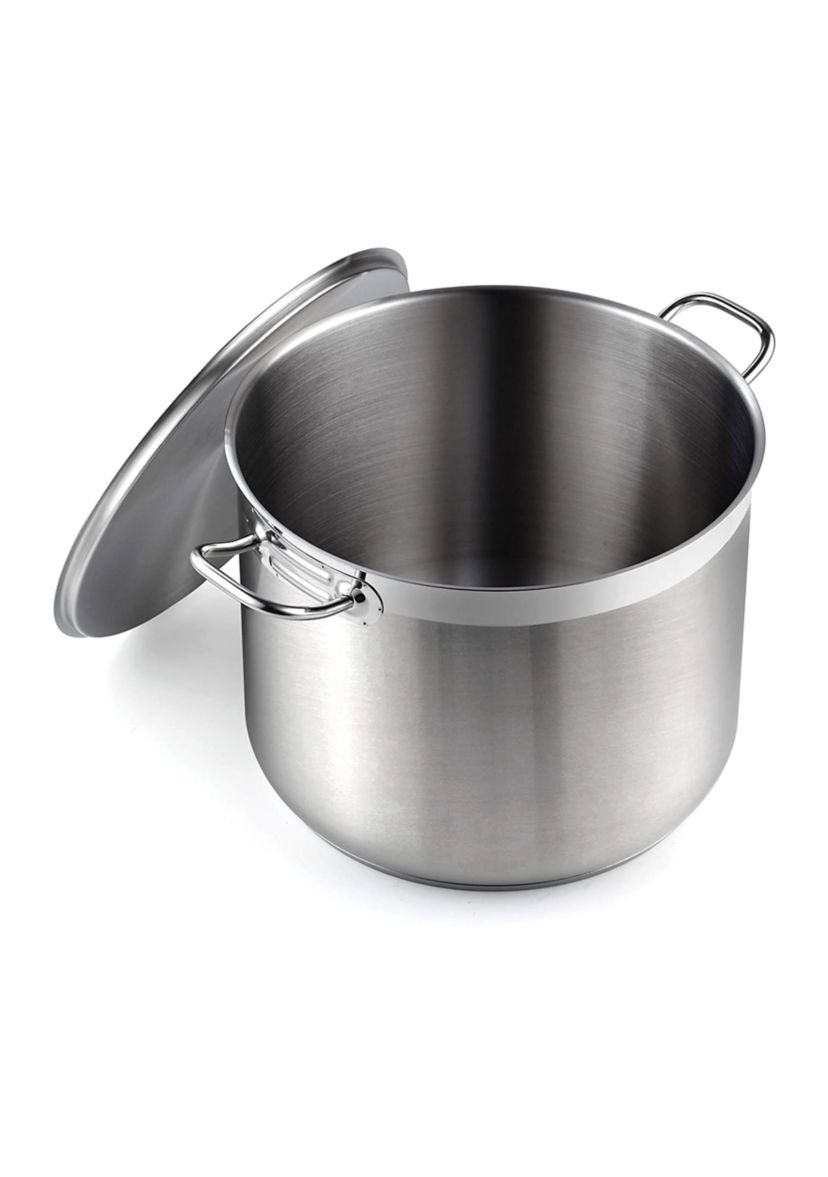 Professional Grade Lid 30 Quart Stainless Steel Stockpot