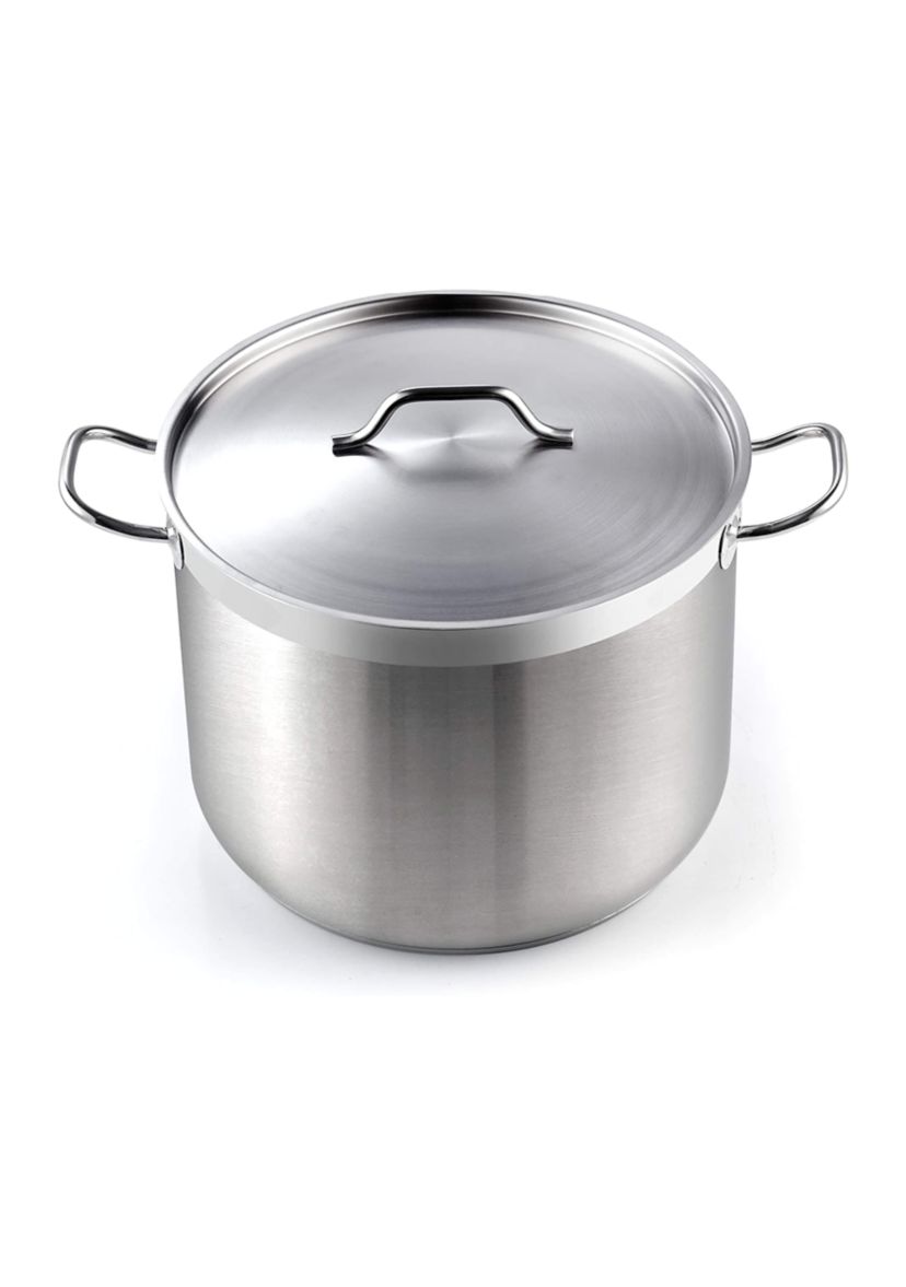 Professional Grade Lid 30 Quart Stainless Steel Stockpot