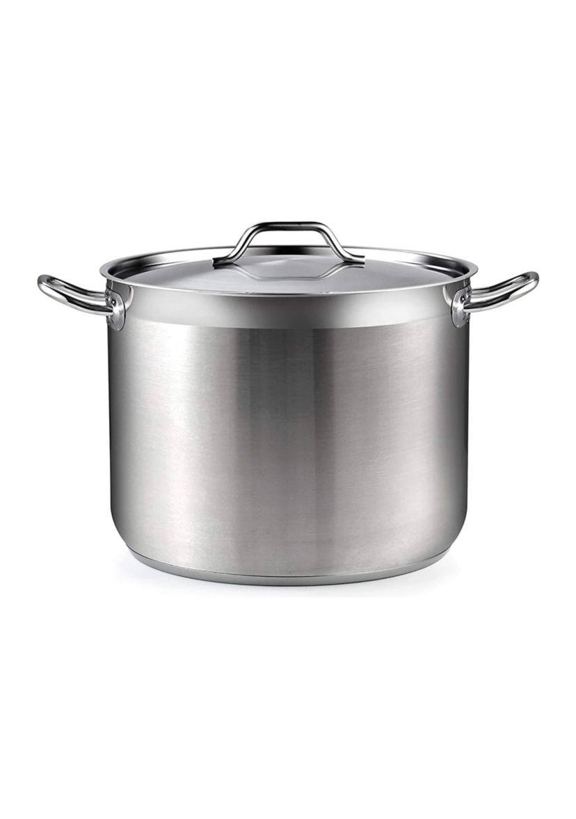 Professional Grade Lid 30 Quart Stainless Steel Stockpot