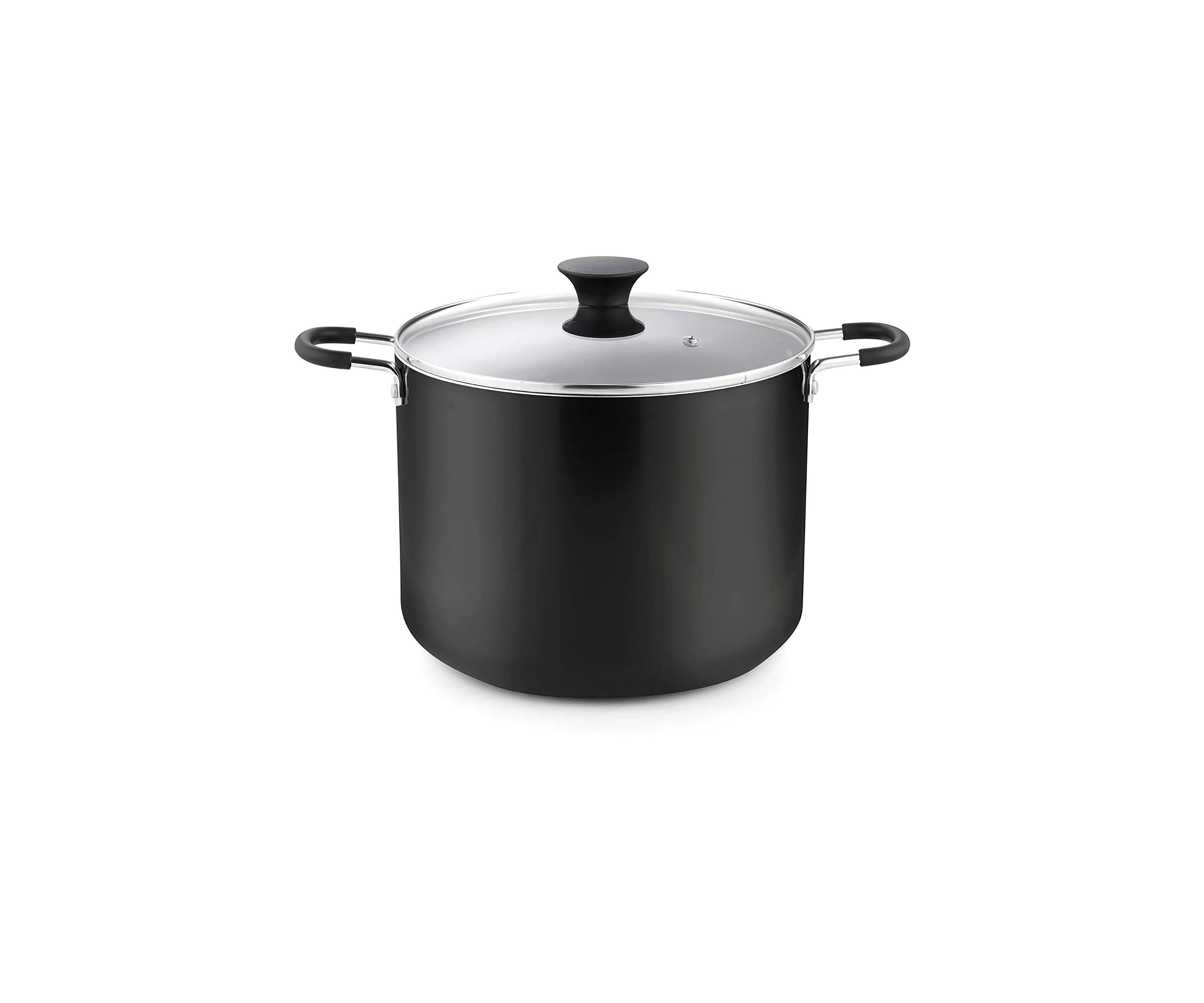 Nonstick Stockpot with Lid, 10.5 Quarts