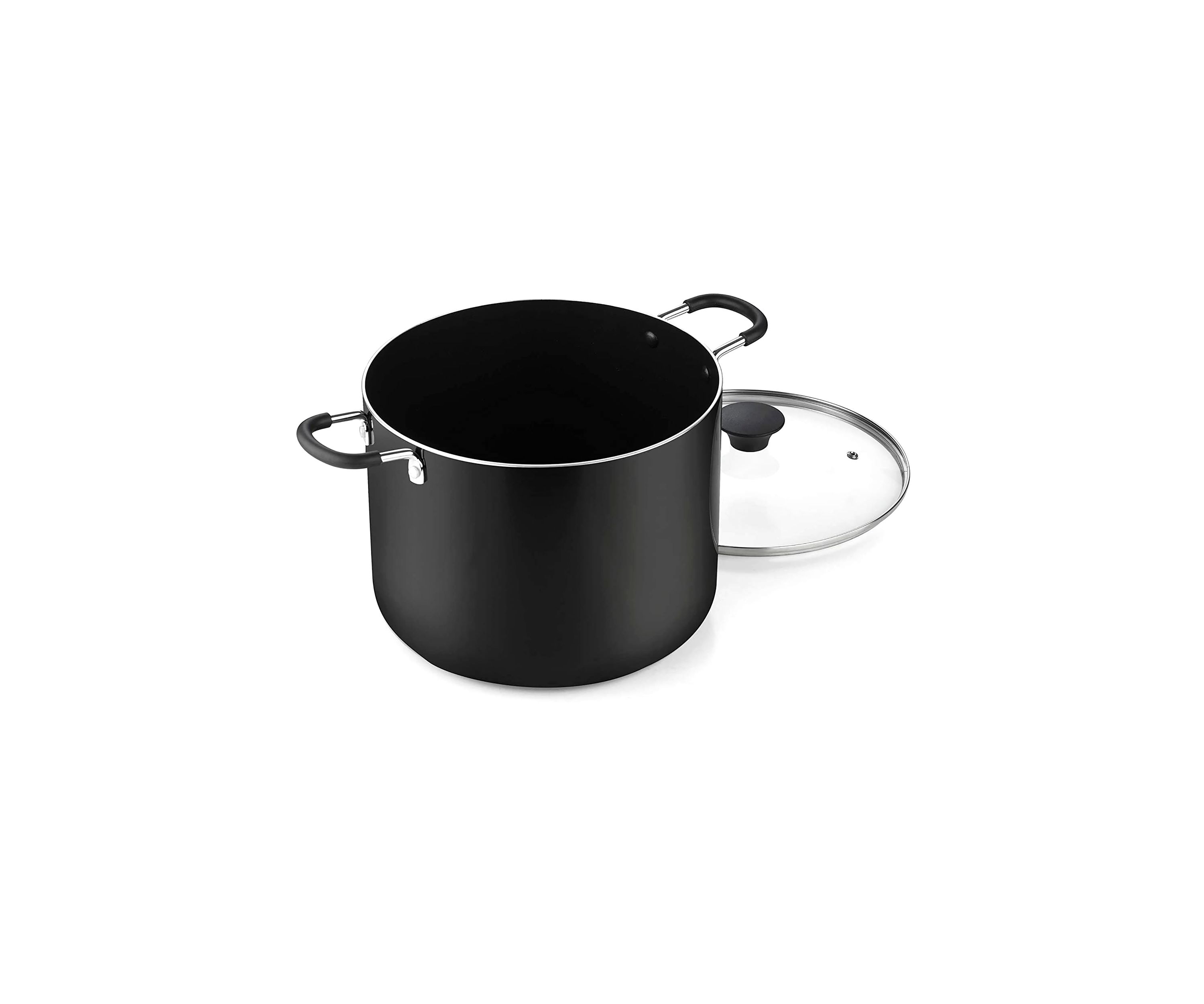 Nonstick Stockpot with Lid, 10.5 Quarts