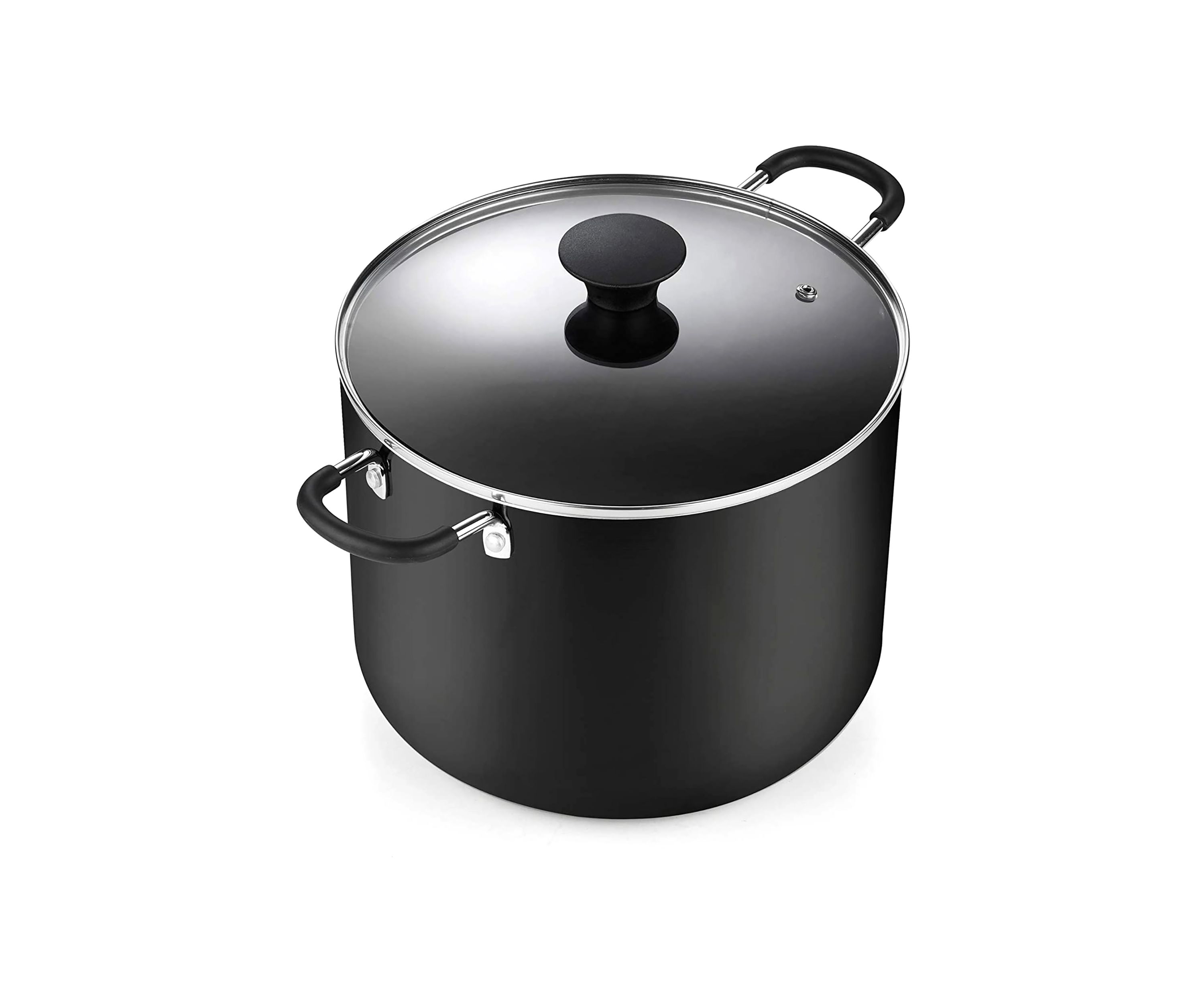 Nonstick Stockpot with Lid, 10.5 Quarts