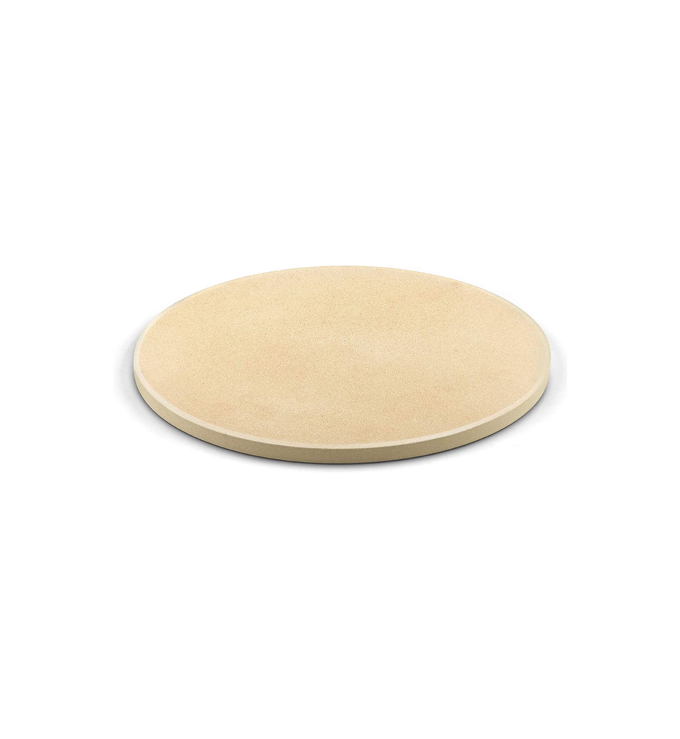 Pizza Grilling Baking Stone, 14-inch round x 5/8-inch, Cream