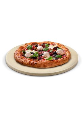 Pizza Grilling Baking Stone, 16-inch round x 5/8-inch thick, Cream