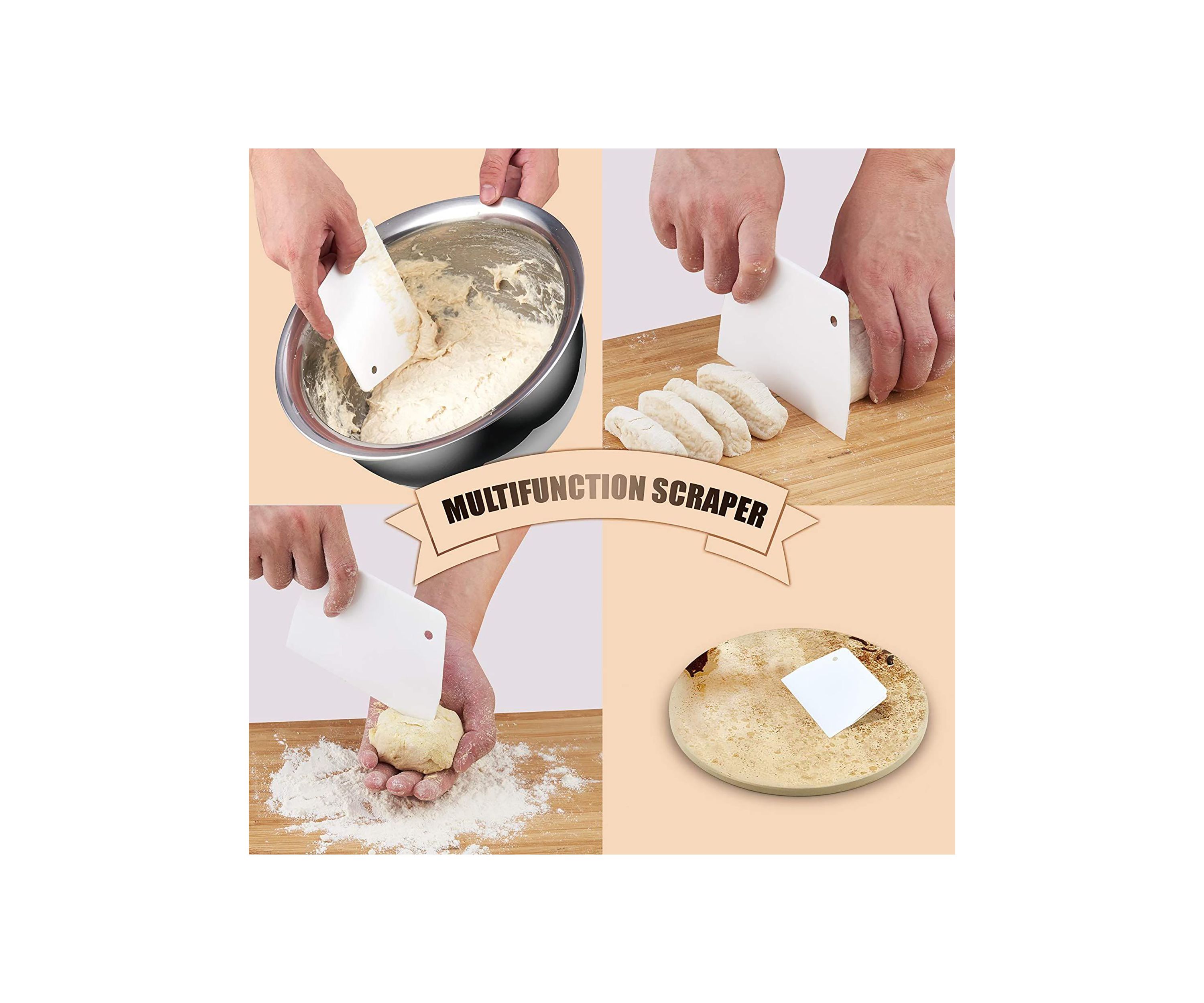 Pizza Grilling Baking Stone, 16-inch x 14-inch rectangular x 5/8-inch thick, Cream