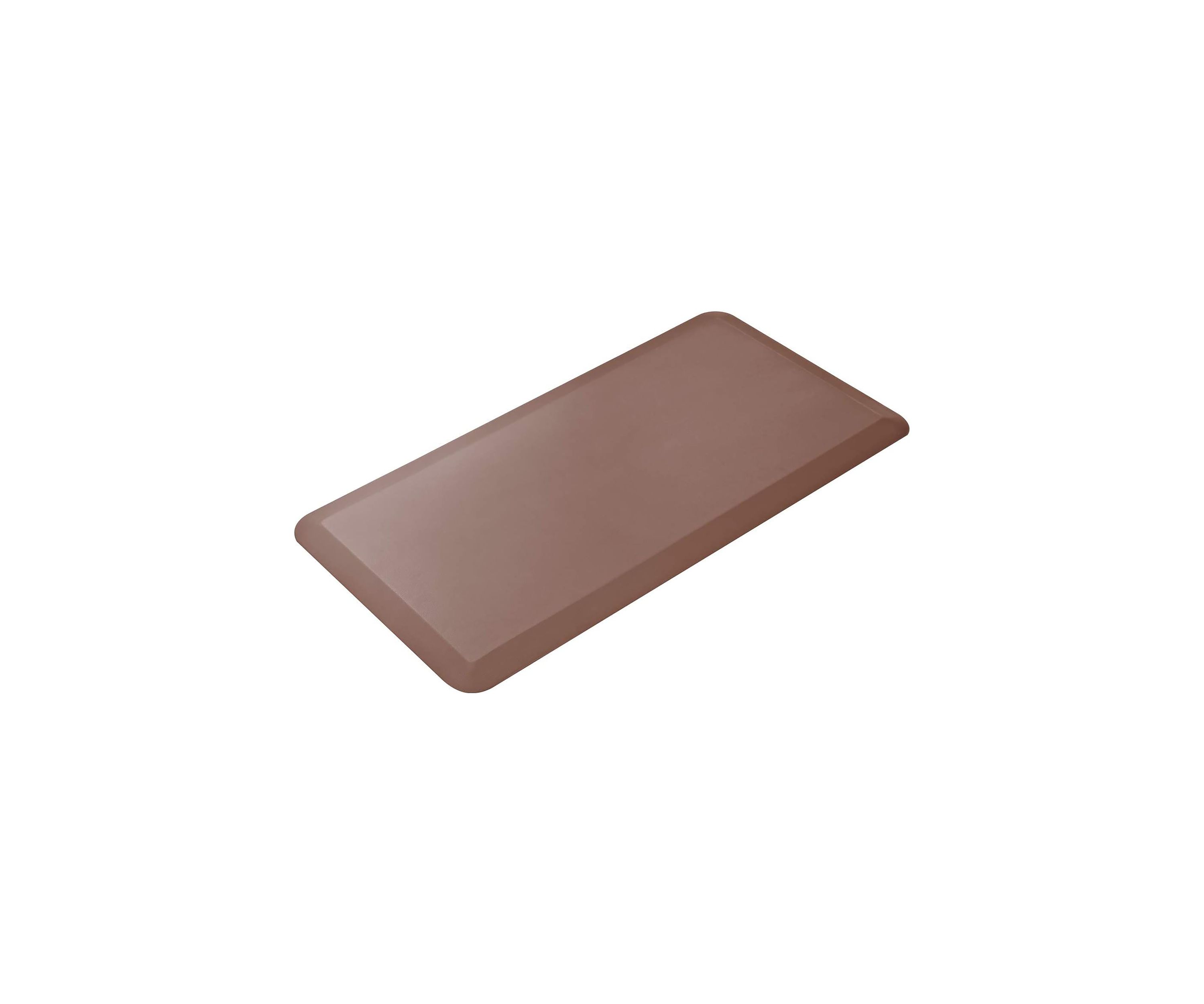 Anti-Fatigue Mat, 39X20", Faux Leather, 3/4" Thickness