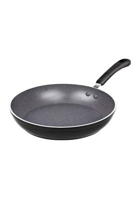 3 Pieces Frying Saute Pan Set with Non-stick Coating and Induction Compatible bottom, 8"/10"/12", Black