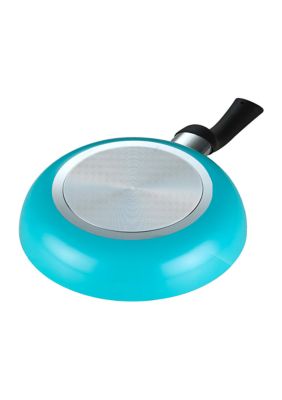 10 PC Ceramic Coating Aluminum Cookware Set, Turquoise