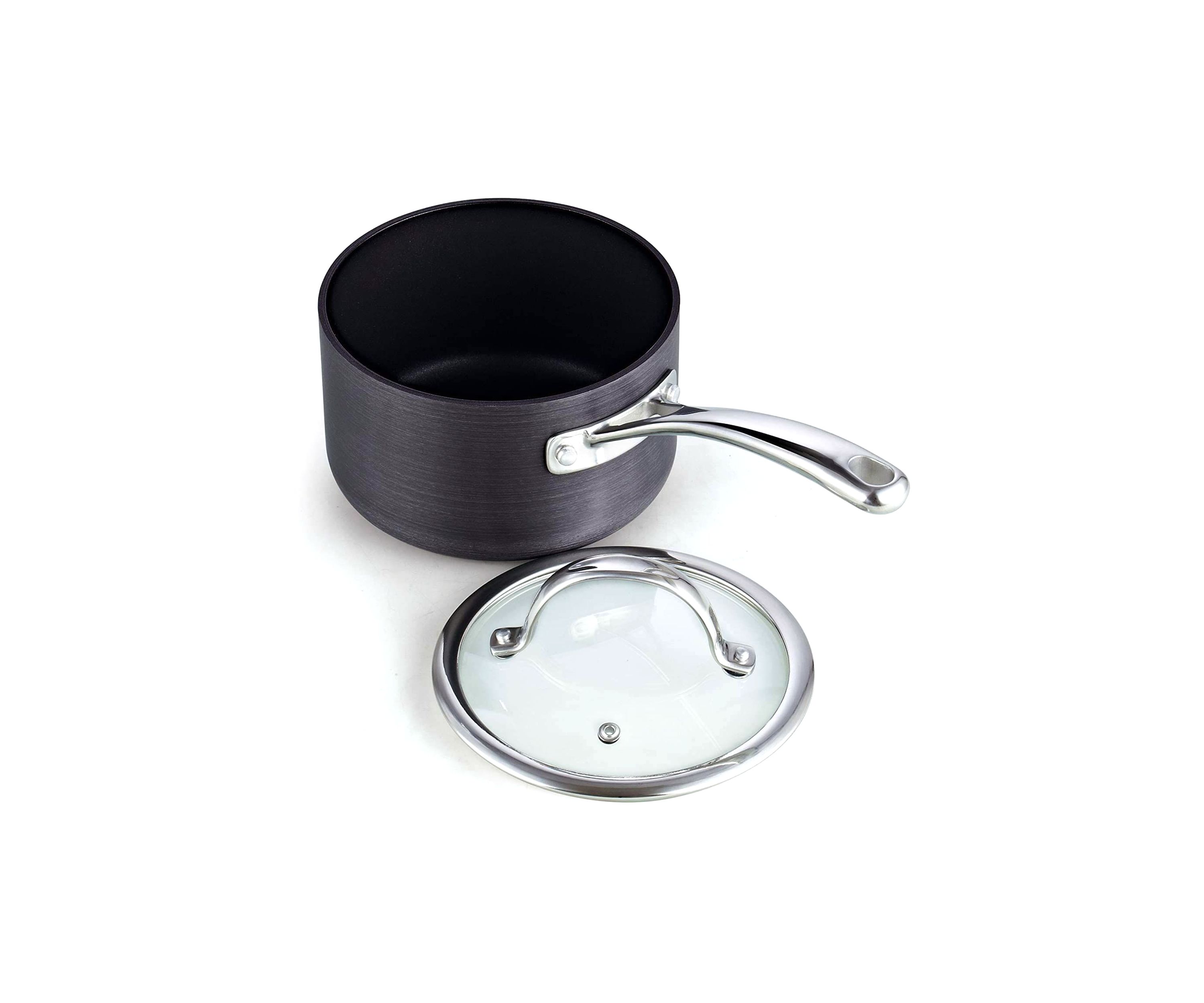 8-Piece Nonstick Hard Anodized Cookware Set