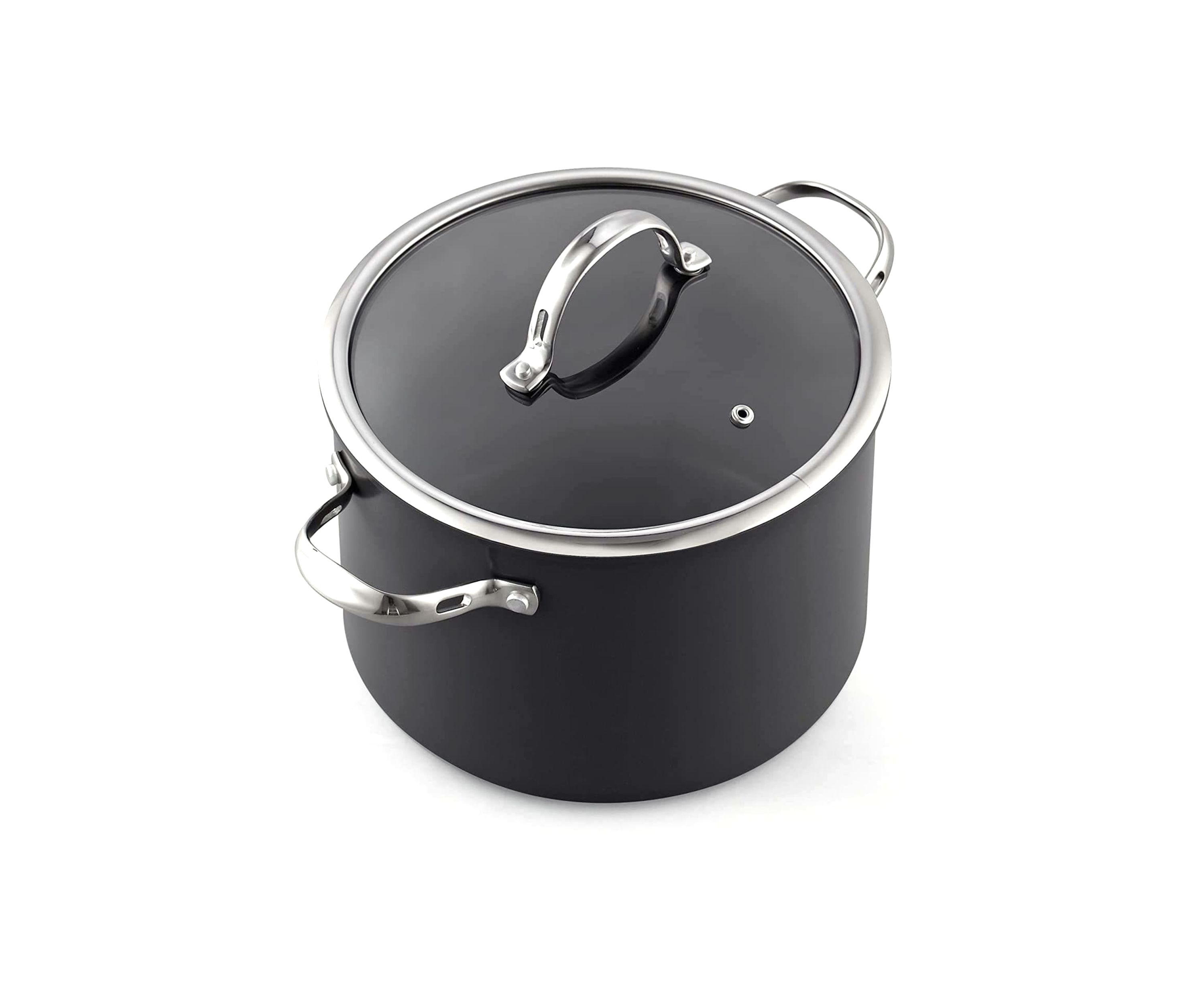 8-Piece Nonstick Hard Anodized Cookware Set