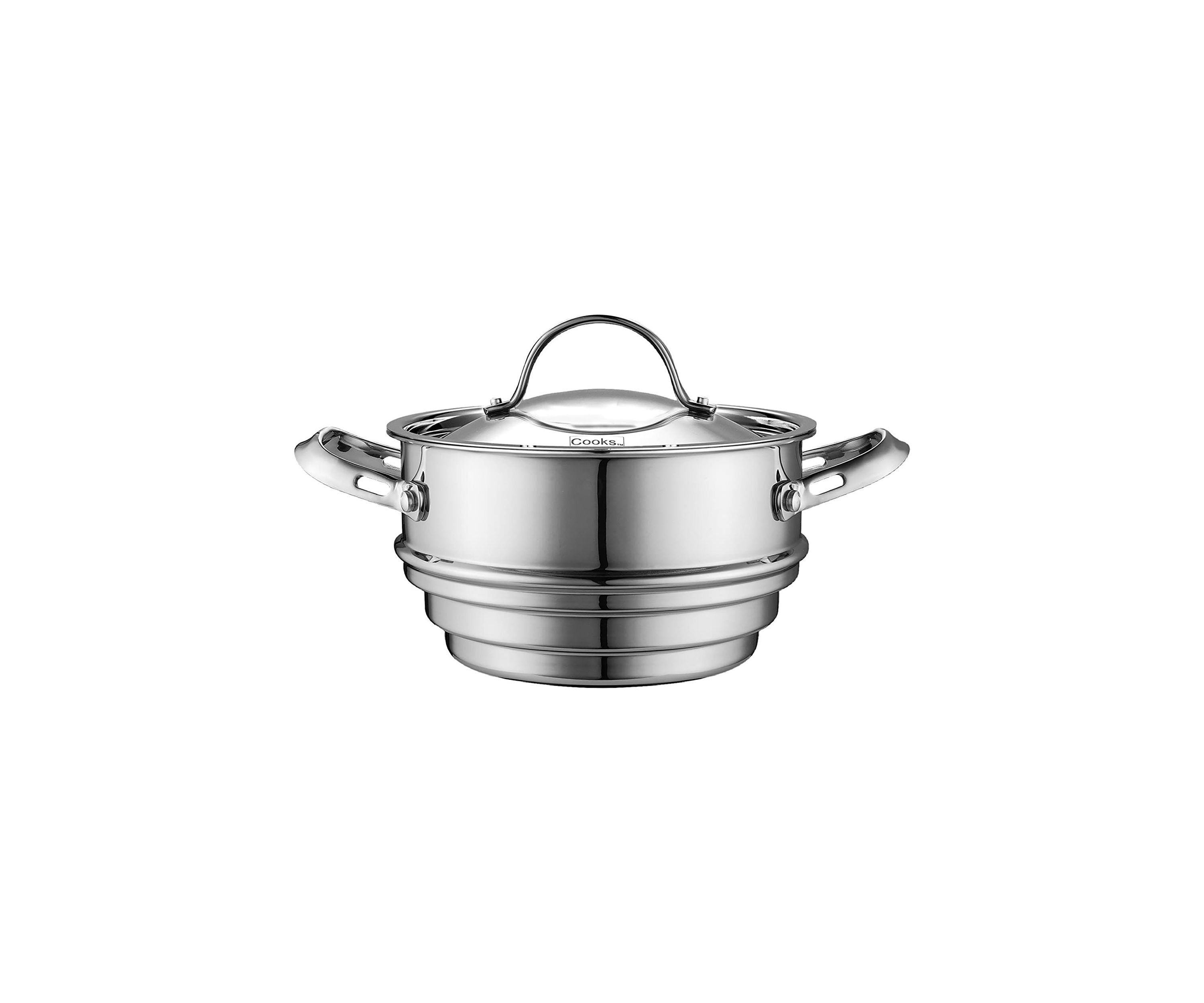 10-Piece Cookware Set Multi-Ply Clad Stainless-Steel