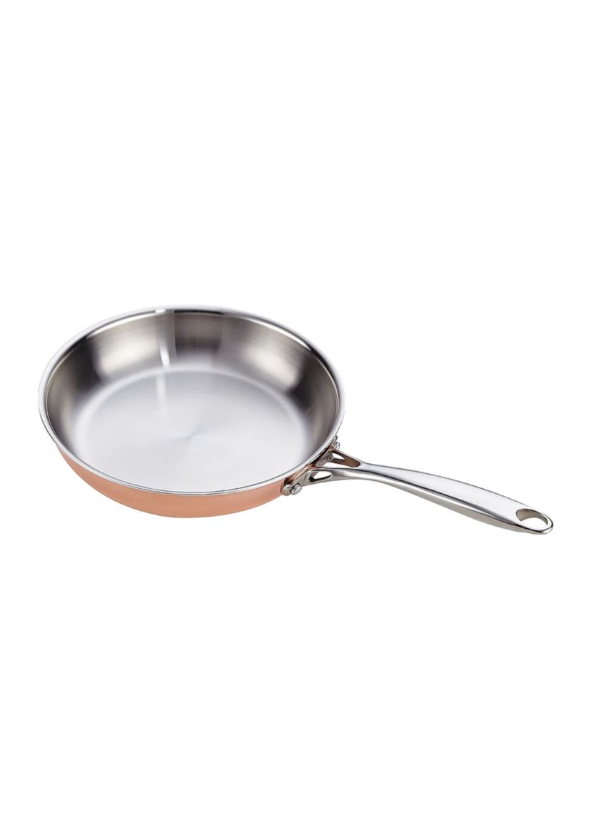 8-Piece Multi-Ply Clad Copper Cookware Set