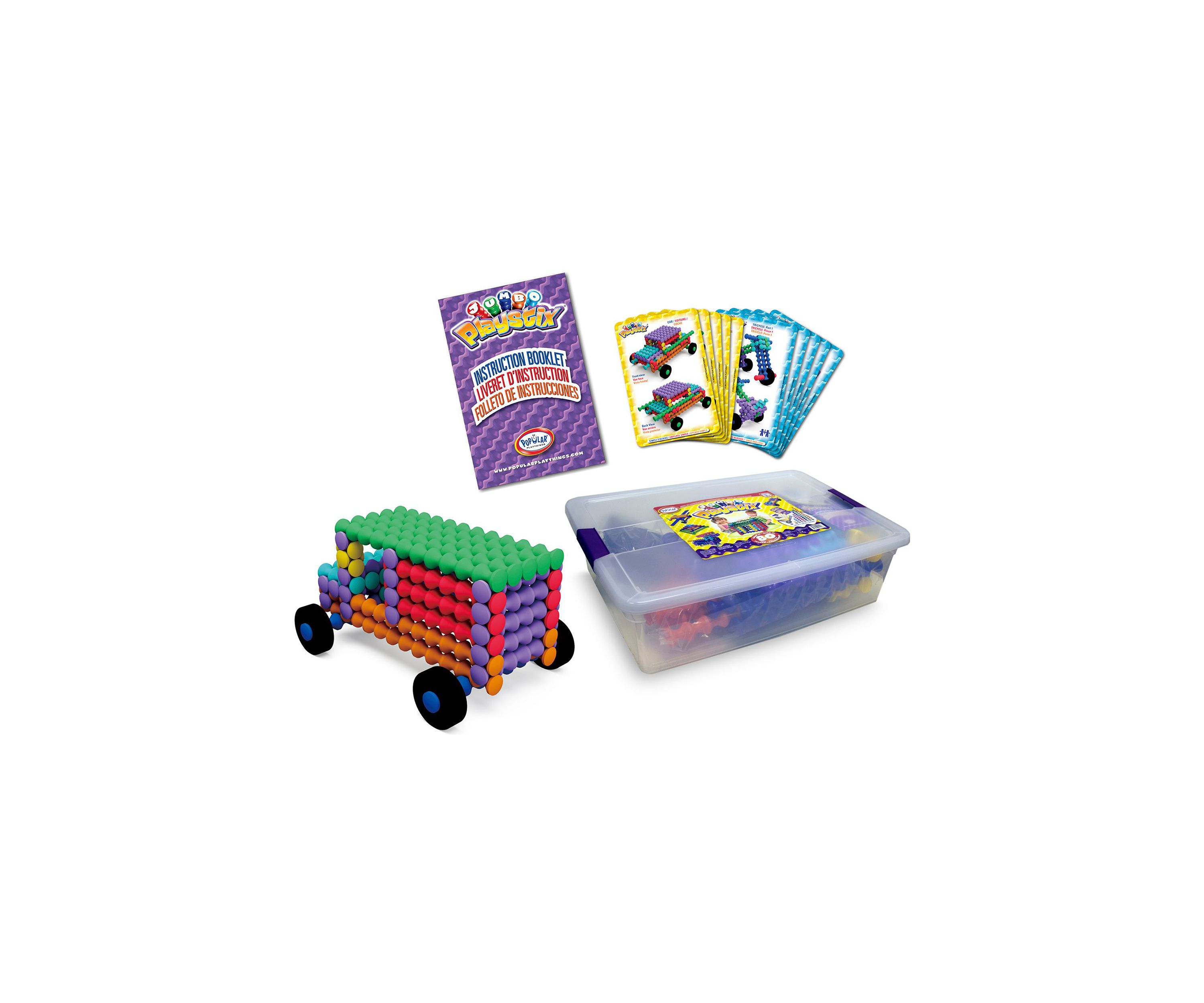 Jumbo Playstix Set, 80 Pieces