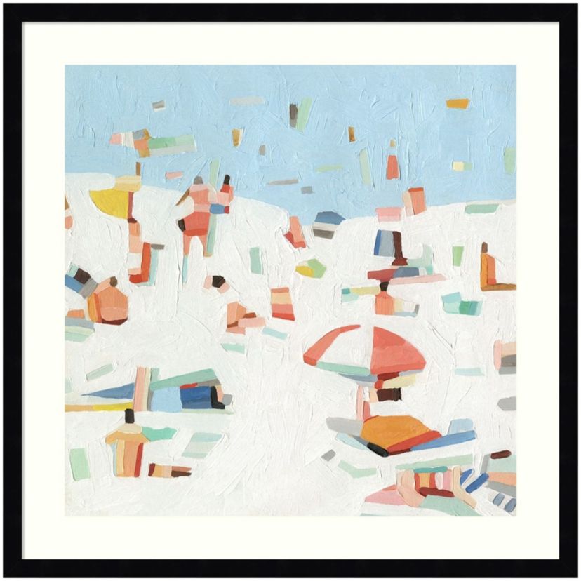 Summer Confetti III Framed Wall Art Print