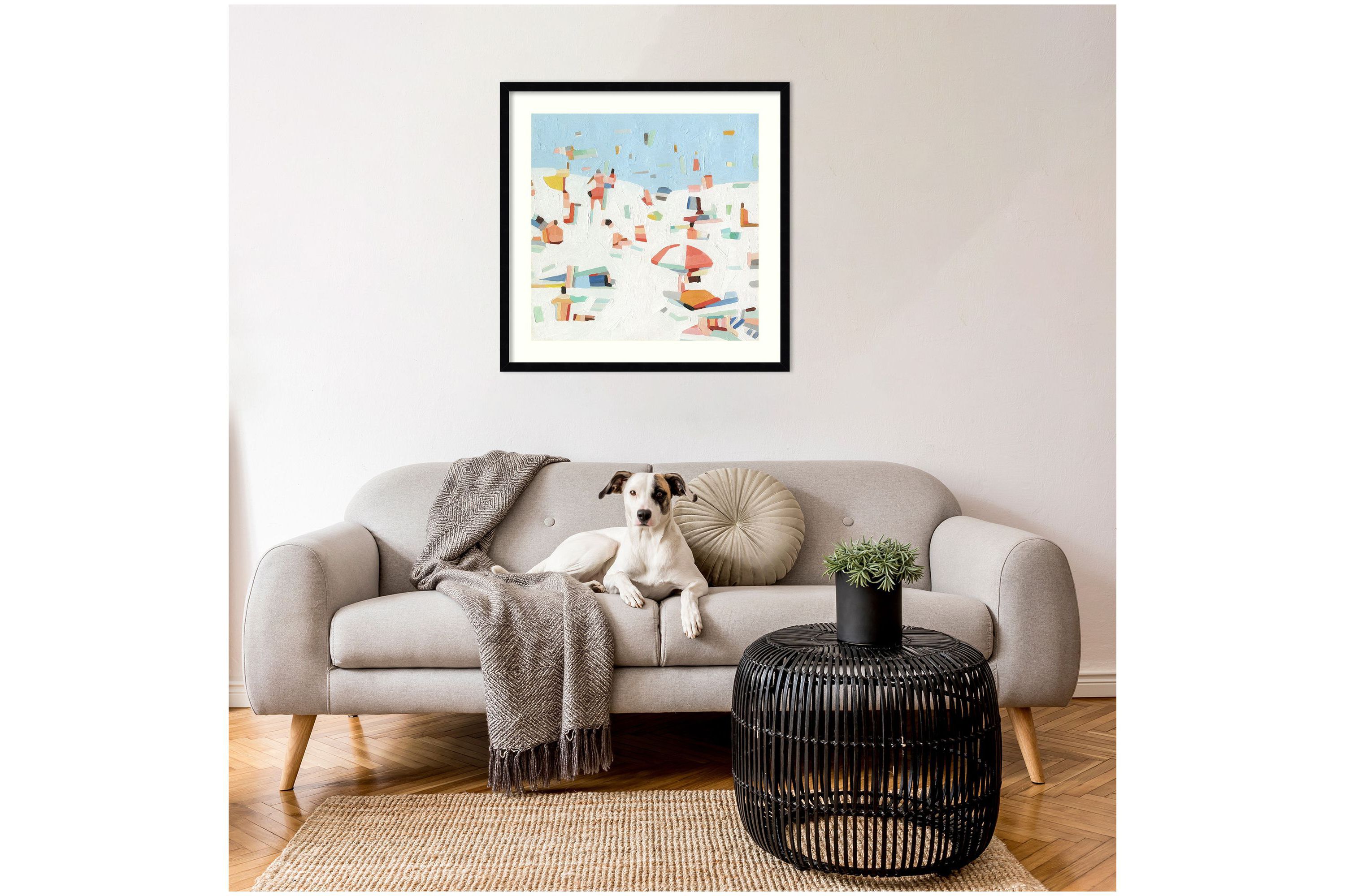 Summer Confetti III Framed Wall Art Print