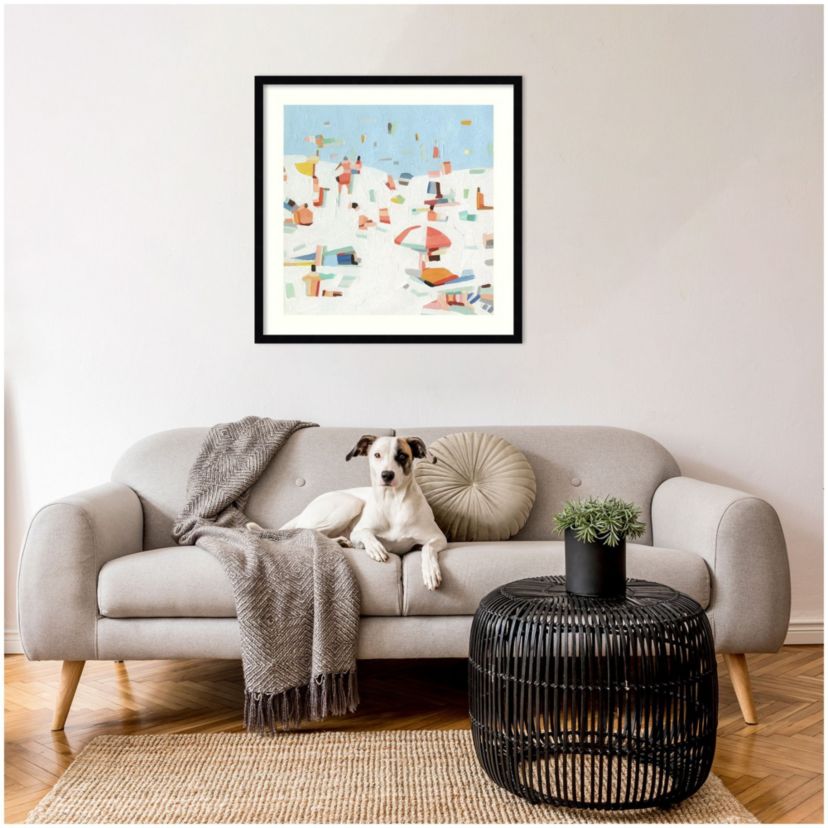 Summer Confetti III Framed Wall Art Print
