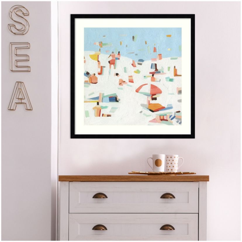 Summer Confetti III Framed Wall Art Print