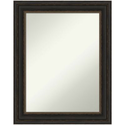 Amanti Art Accent Bronze Framed Non-Beveled Bathroom Wall Mirror, Large