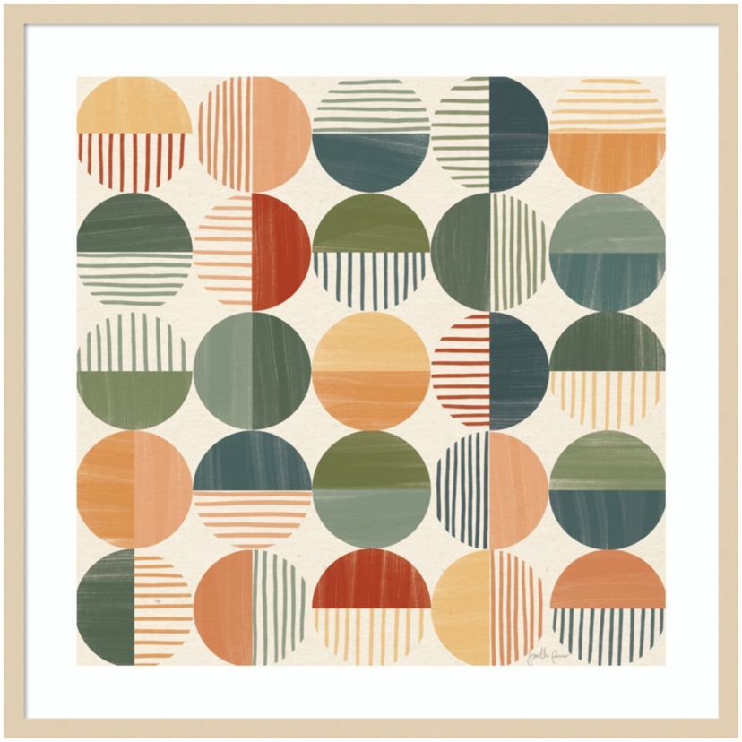Born to Roam Pattern II by Janelle Penner Wood Framed Wall Art Print