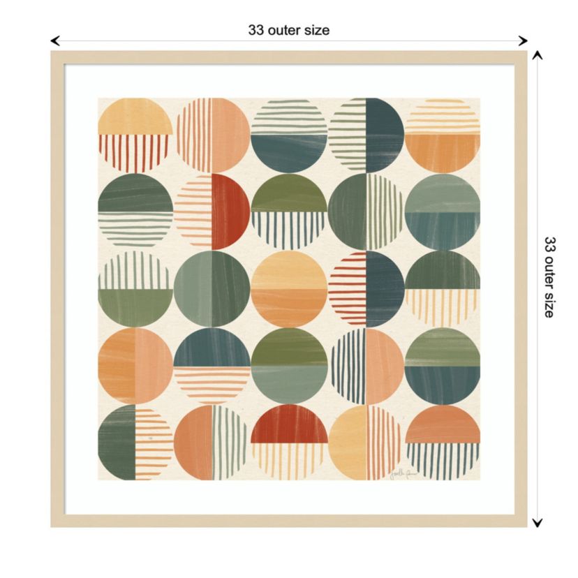 Born to Roam Pattern II by Janelle Penner Wood Framed Wall Art Print