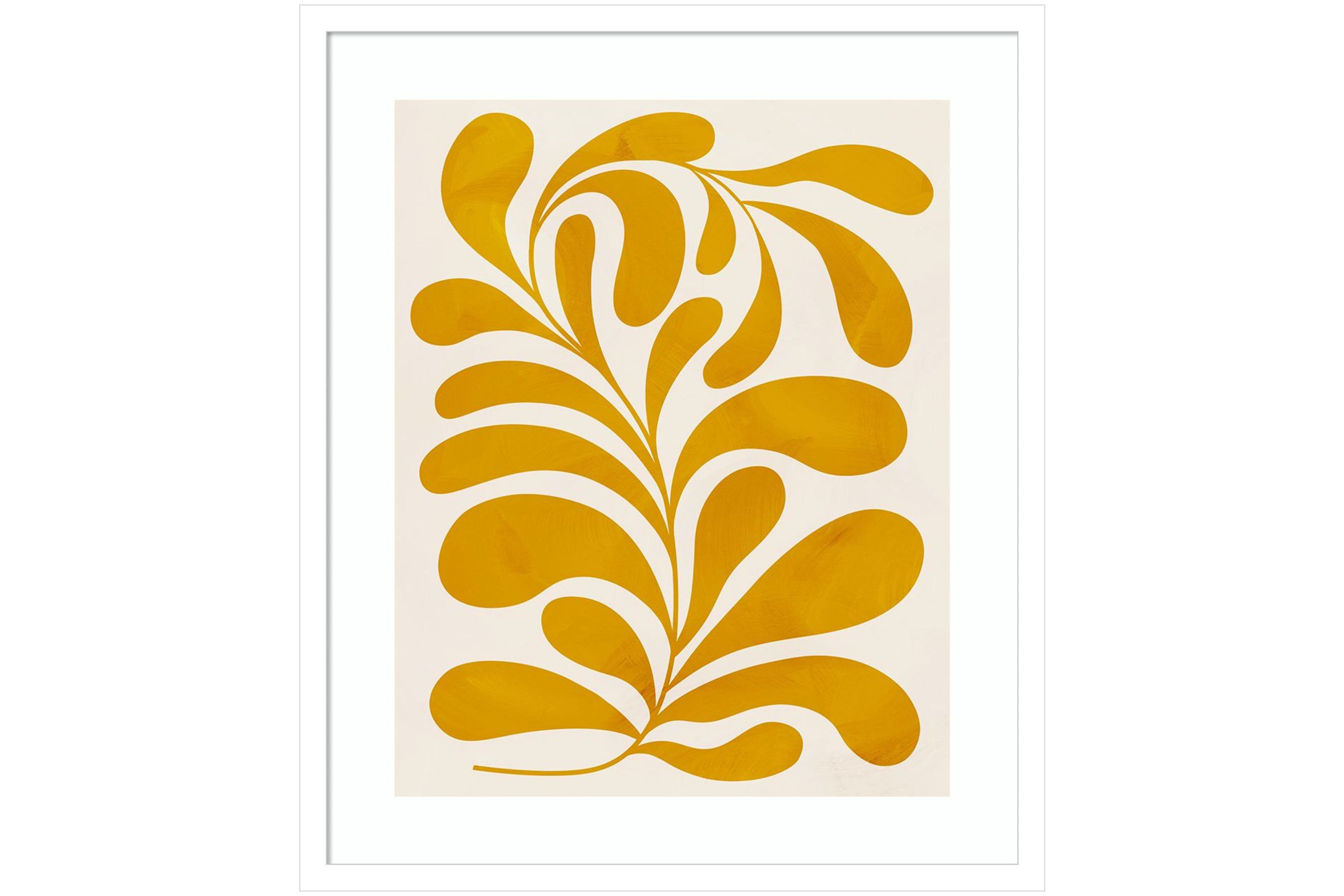 Goldenrod II by Grace Popp Wood Framed Wall Art Print