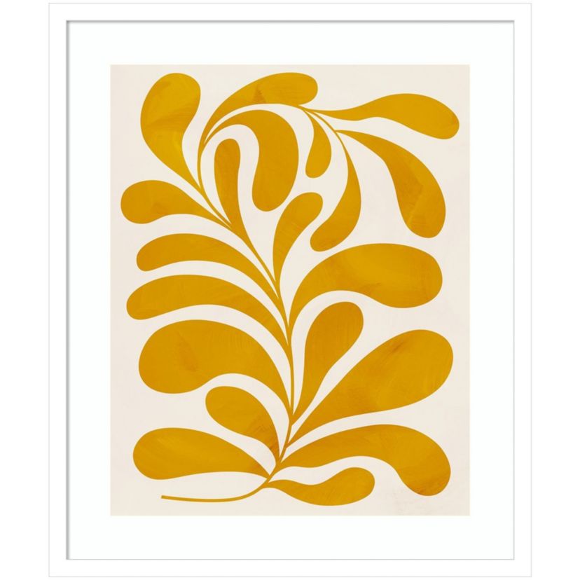 Goldenrod II by Grace Popp Wood Framed Wall Art Print