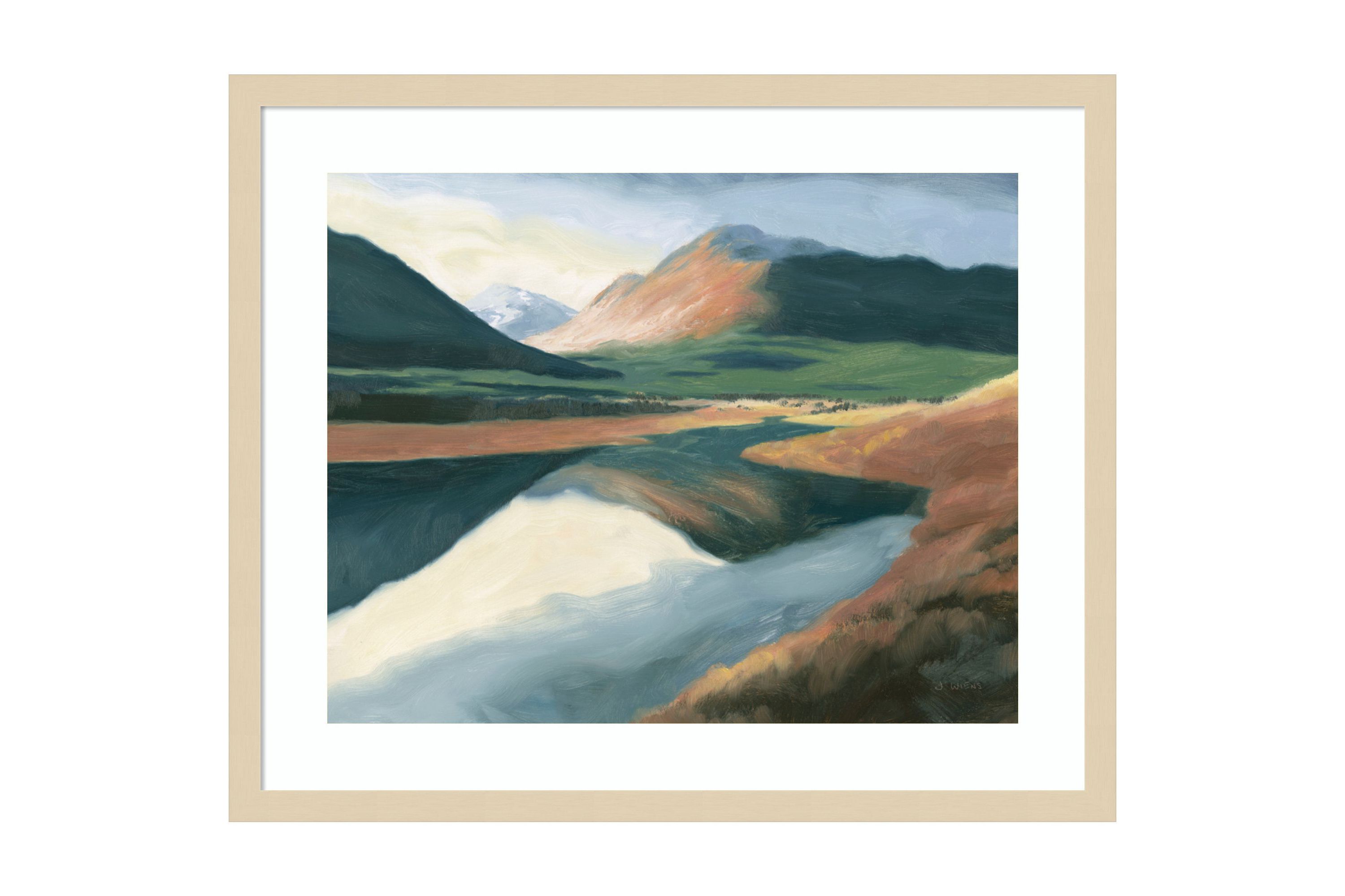 High North by James Wiens Wood Framed Wall Art Print