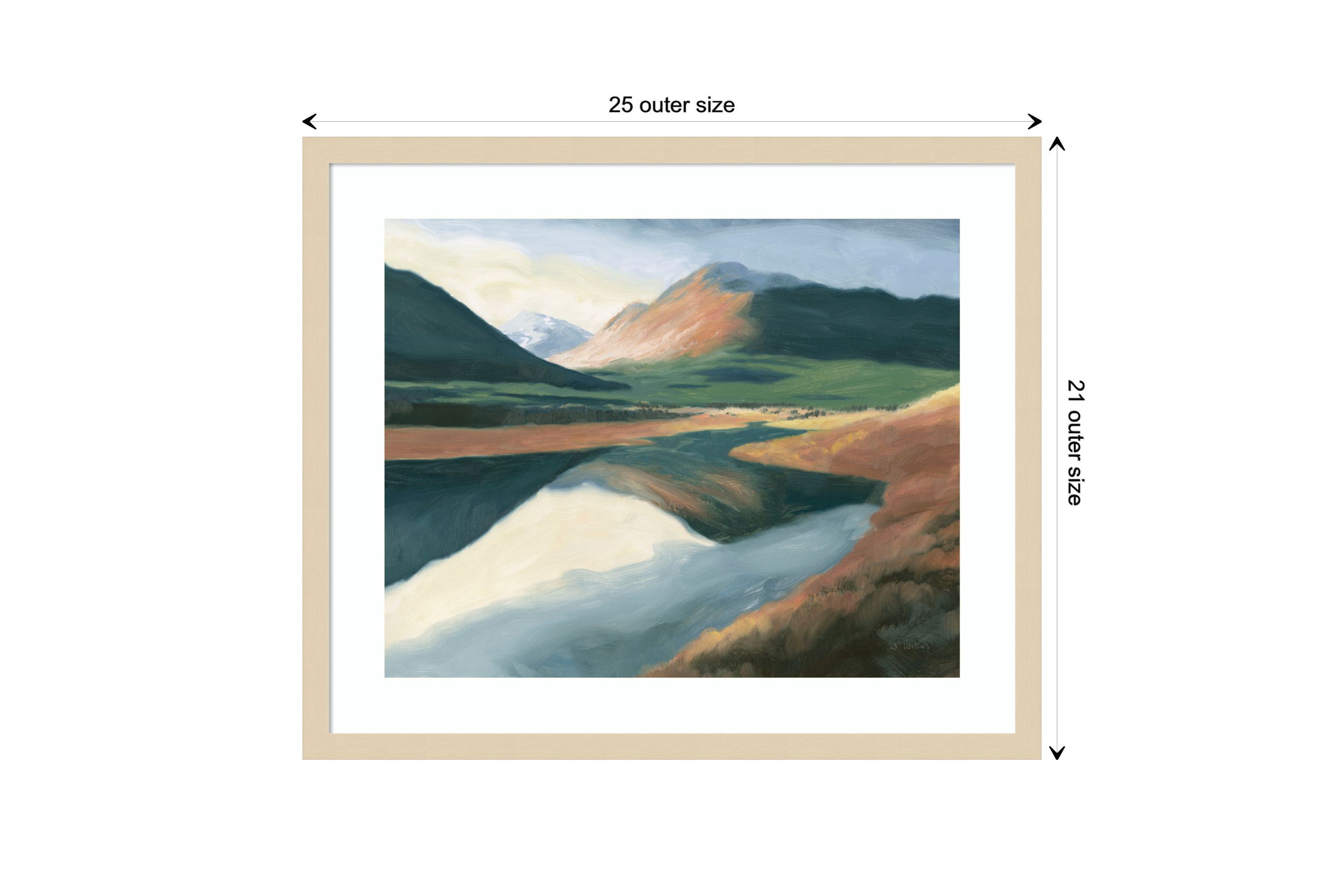 High North by James Wiens Wood Framed Wall Art Print