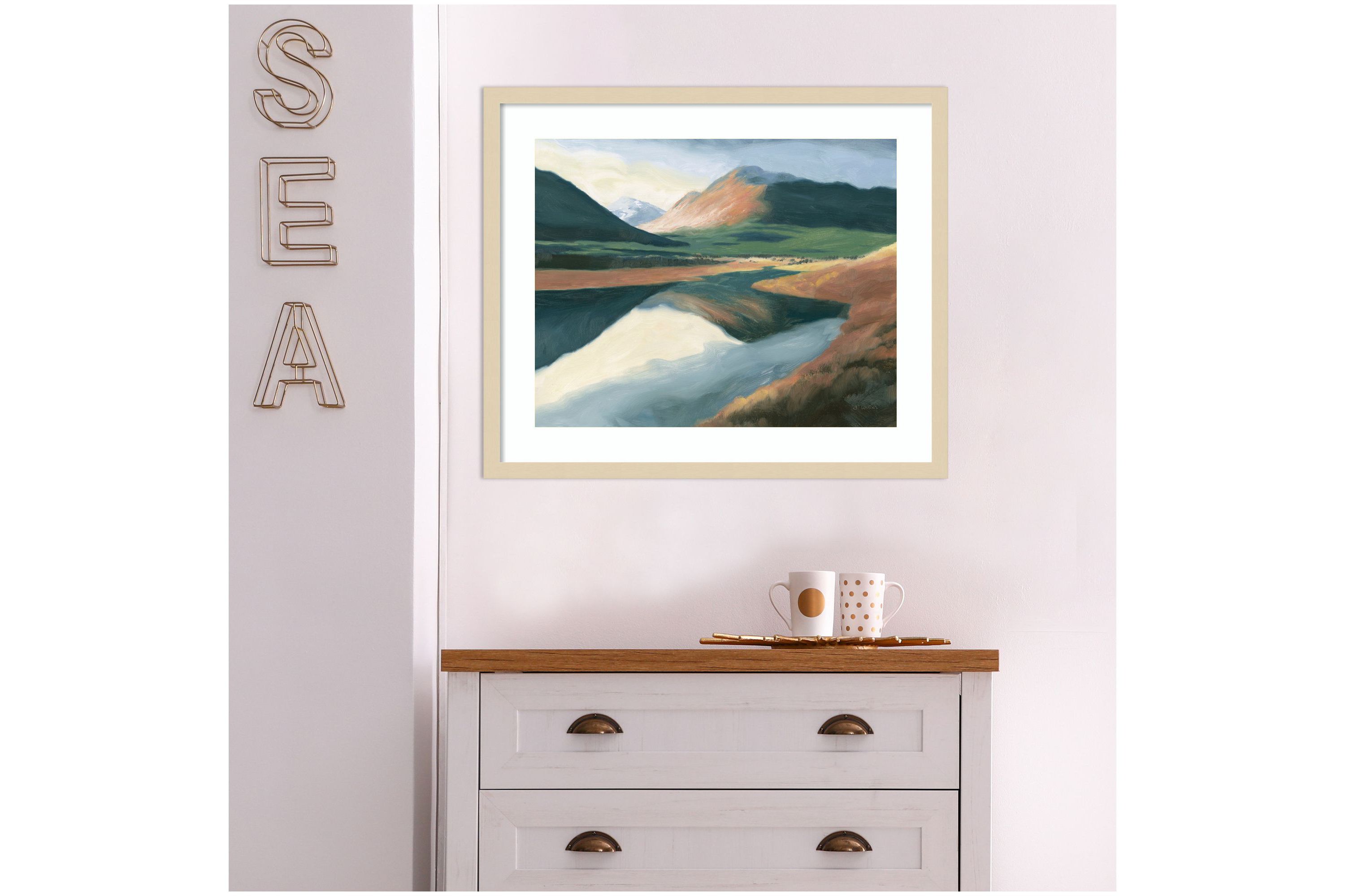 High North by James Wiens Wood Framed Wall Art Print