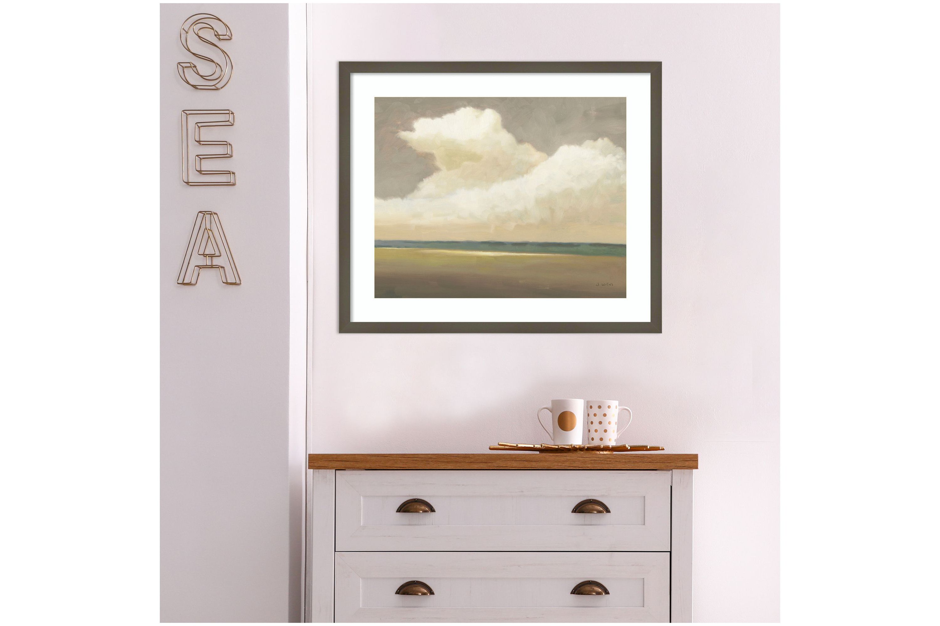 Prairie Summer by James Wiens Wood Framed Wall Art Print