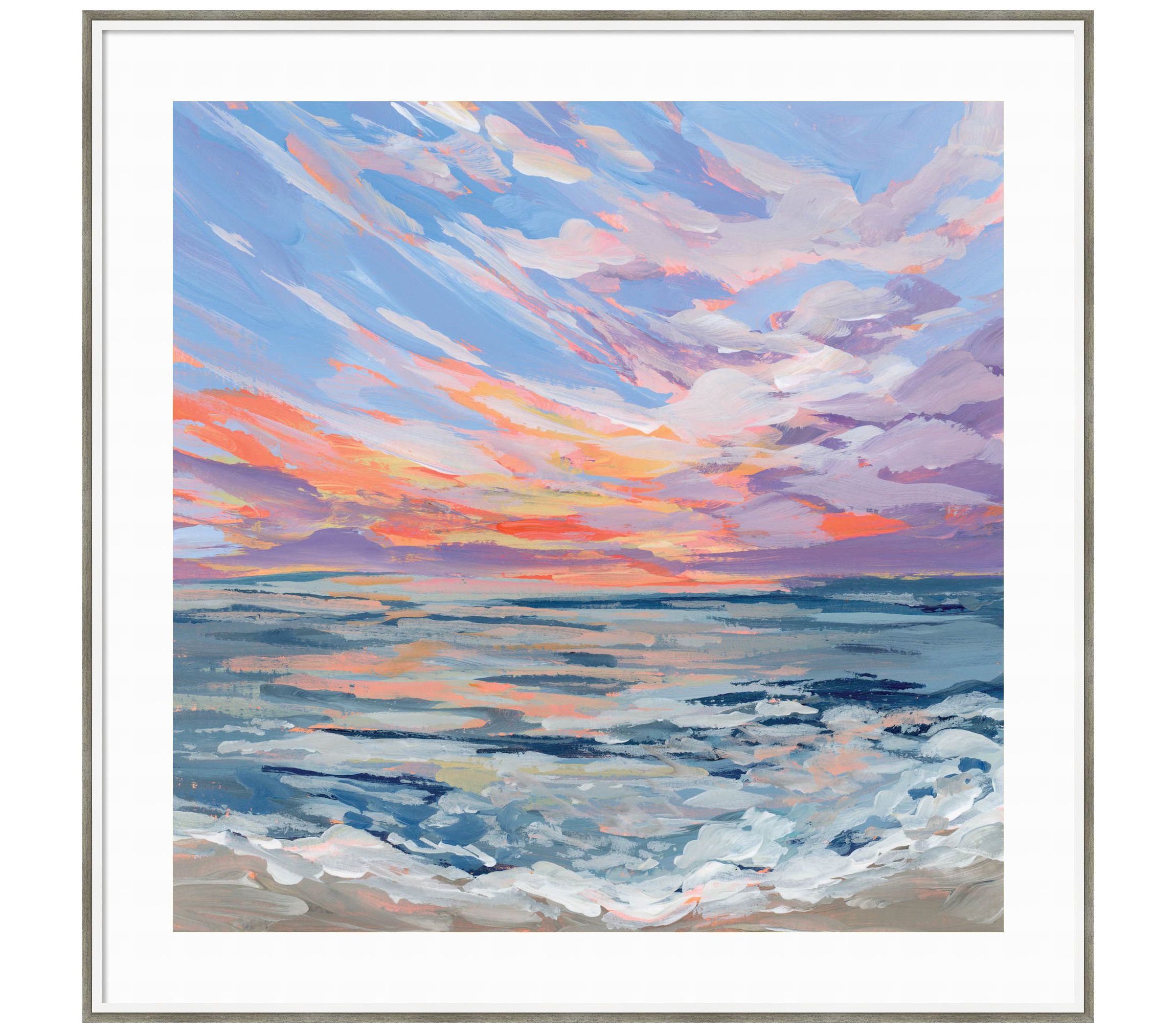 Virginia by Emily Kenney Wood Framed Wall Art Print