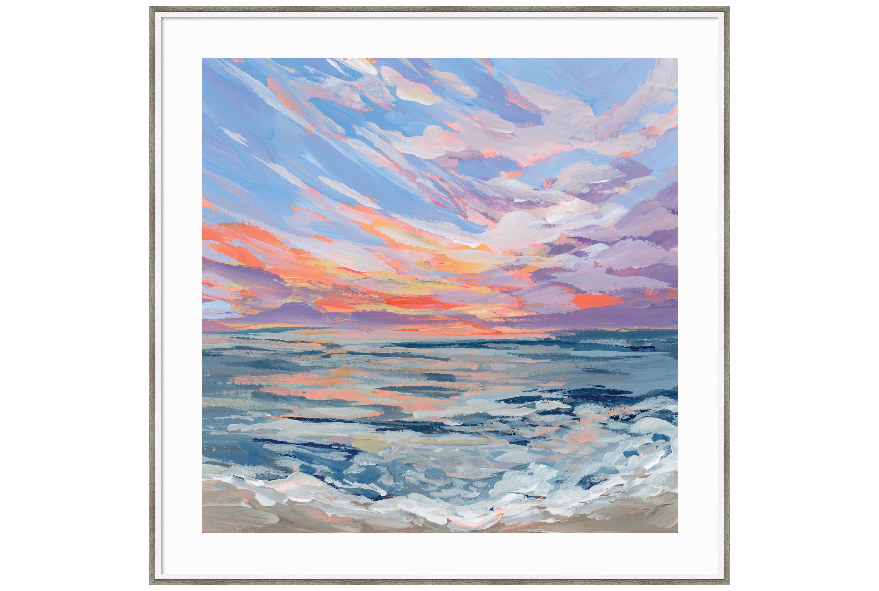 Virginia by Emily Kenney Wood Framed Wall Art Print