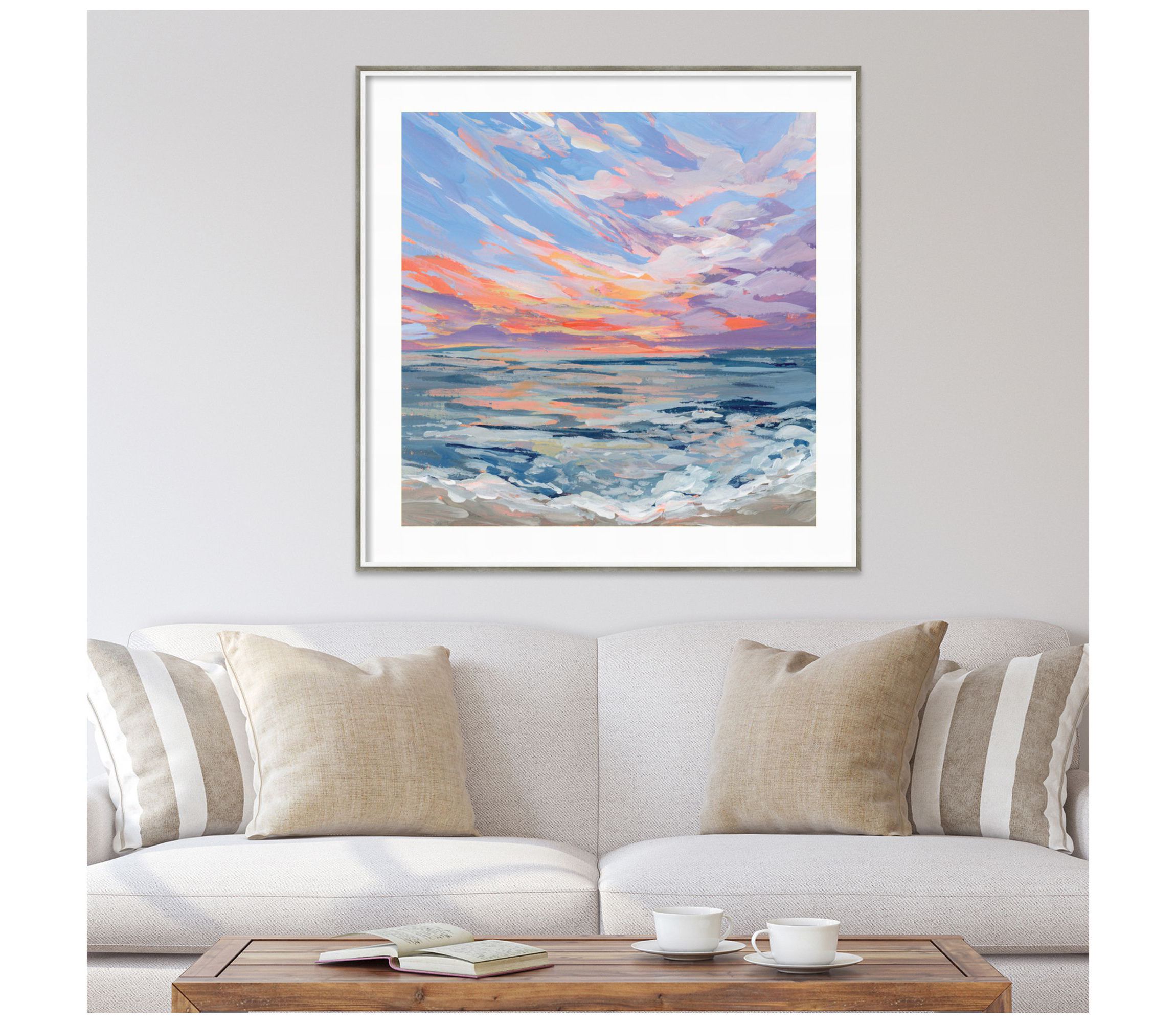Virginia by Emily Kenney Wood Framed Wall Art Print