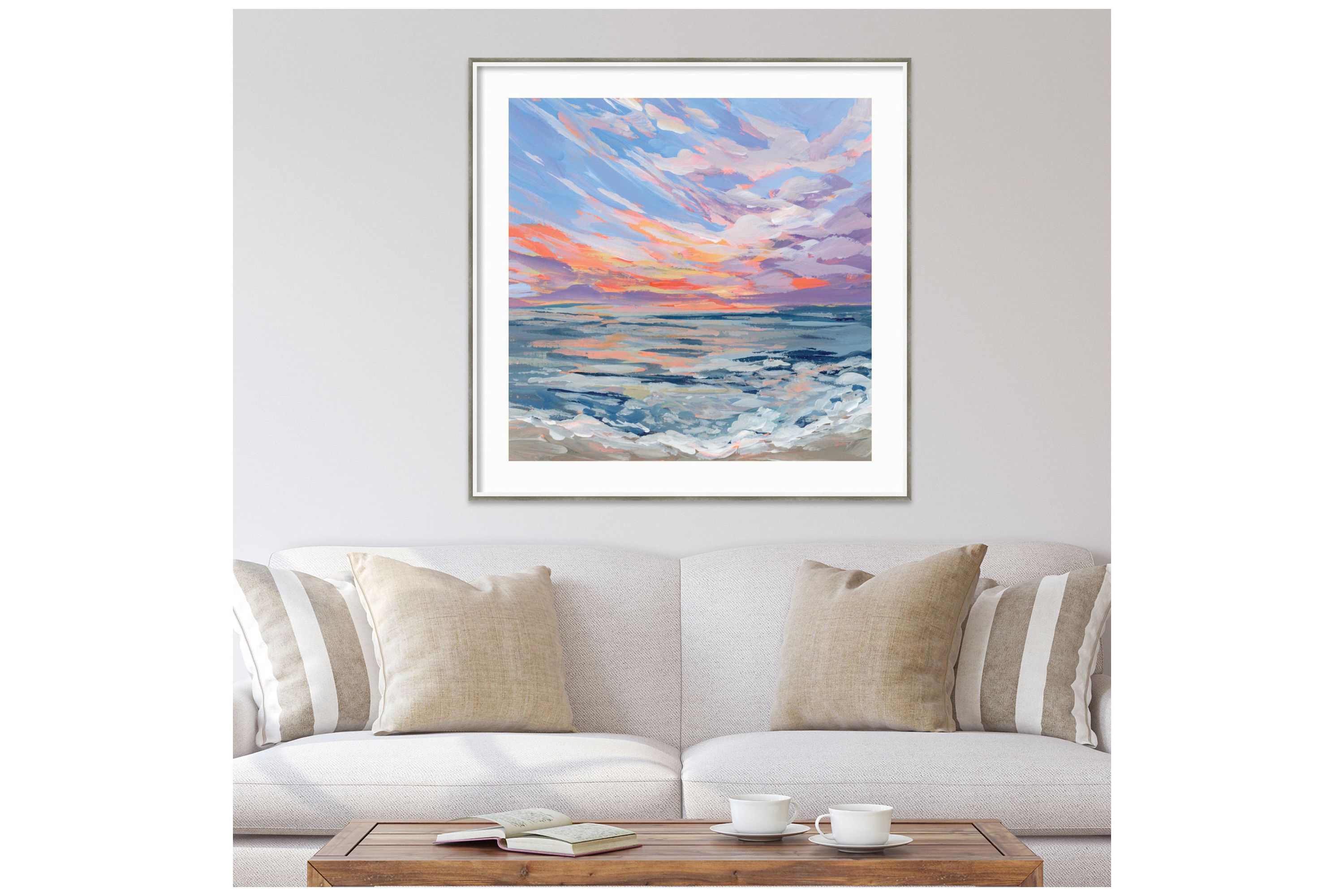 Virginia by Emily Kenney Wood Framed Wall Art Print