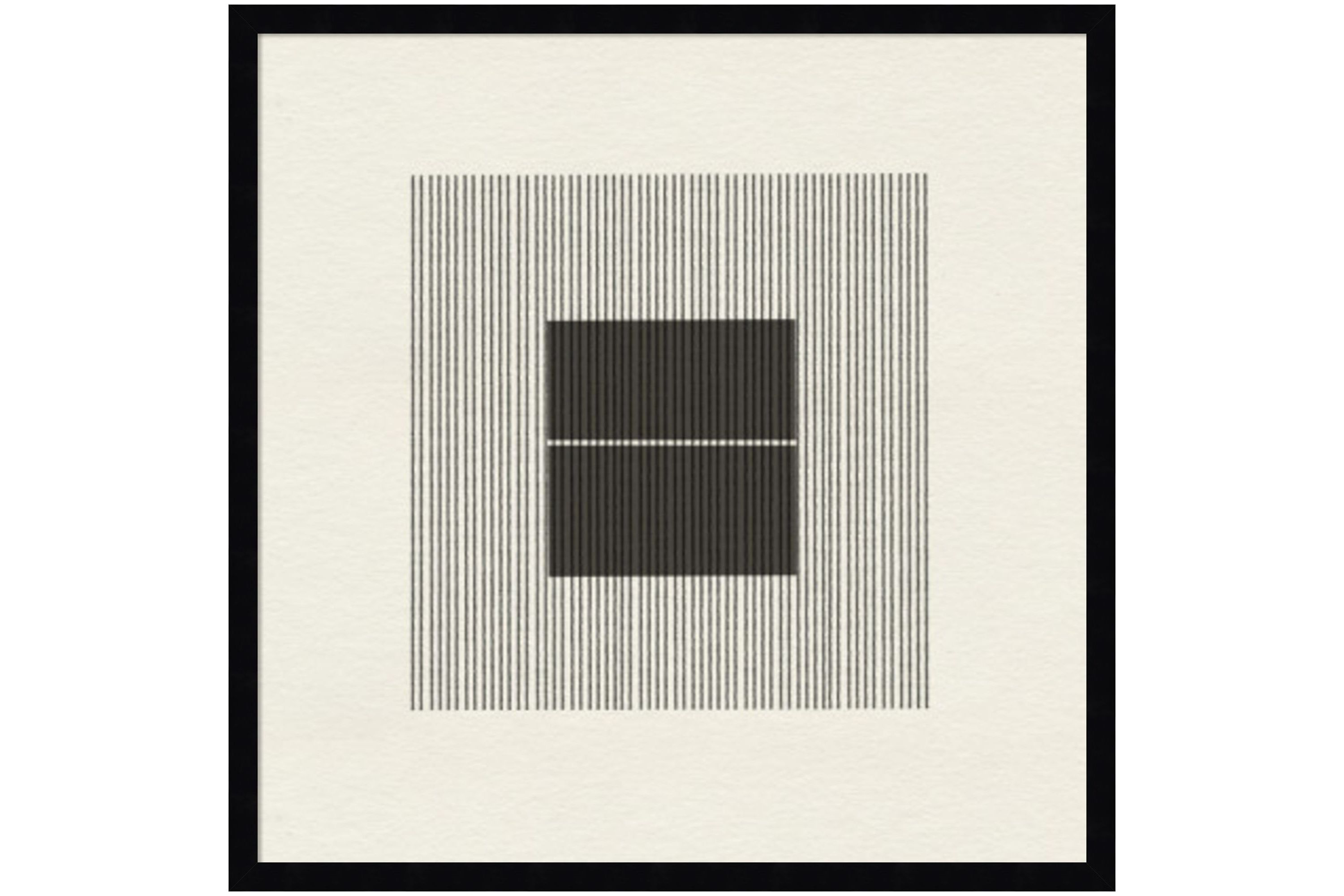 Paper Object No 6 by The MIUUS STUDIO Wood Framed Wall Art Print