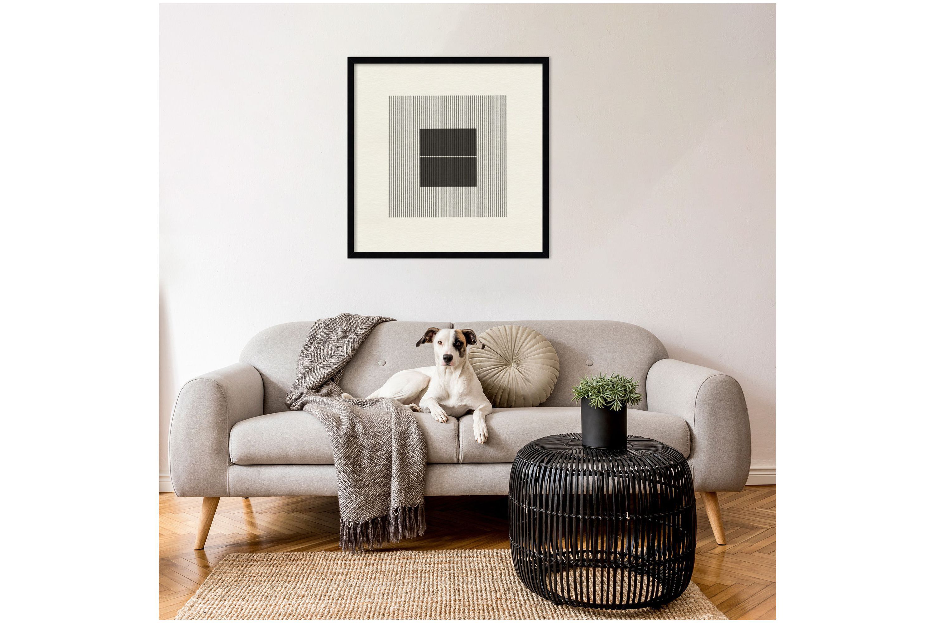 Paper Object No 6 by The MIUUS STUDIO Wood Framed Wall Art Print