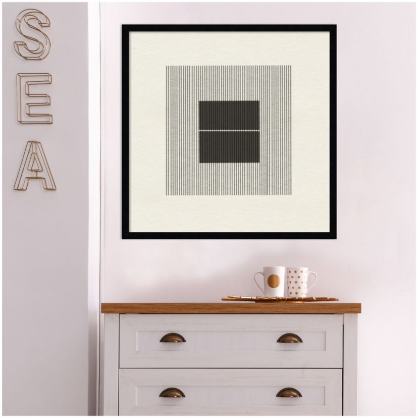 Paper Object No 6 by The MIUUS STUDIO Wood Framed Wall Art Print