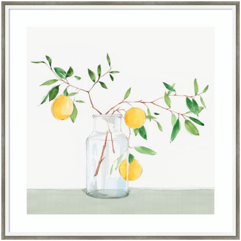 Sweet Lemonade by Isabelle Z Wood Framed Wall Art Print
