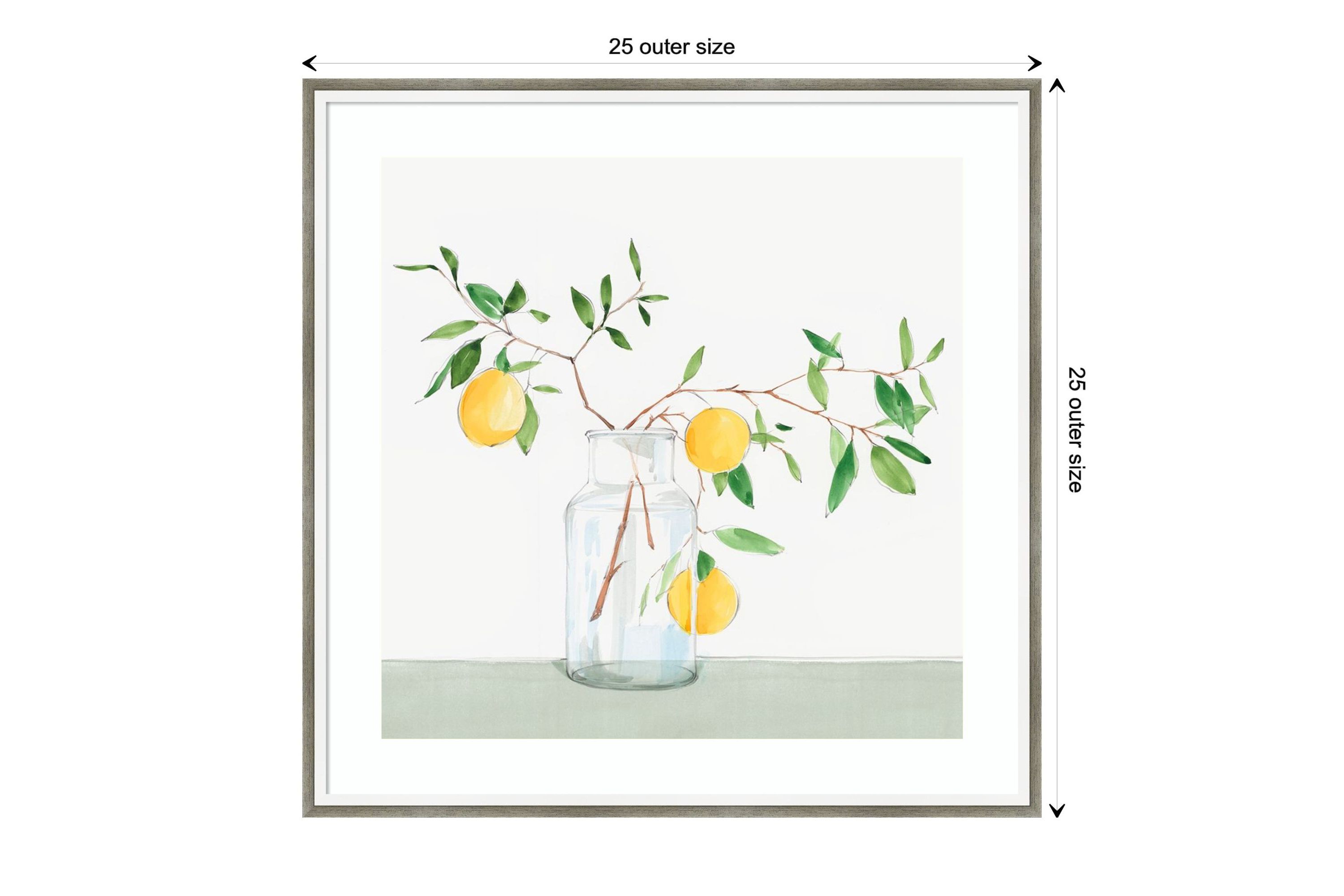 Sweet Lemonade by Isabelle Z Wood Framed Wall Art Print