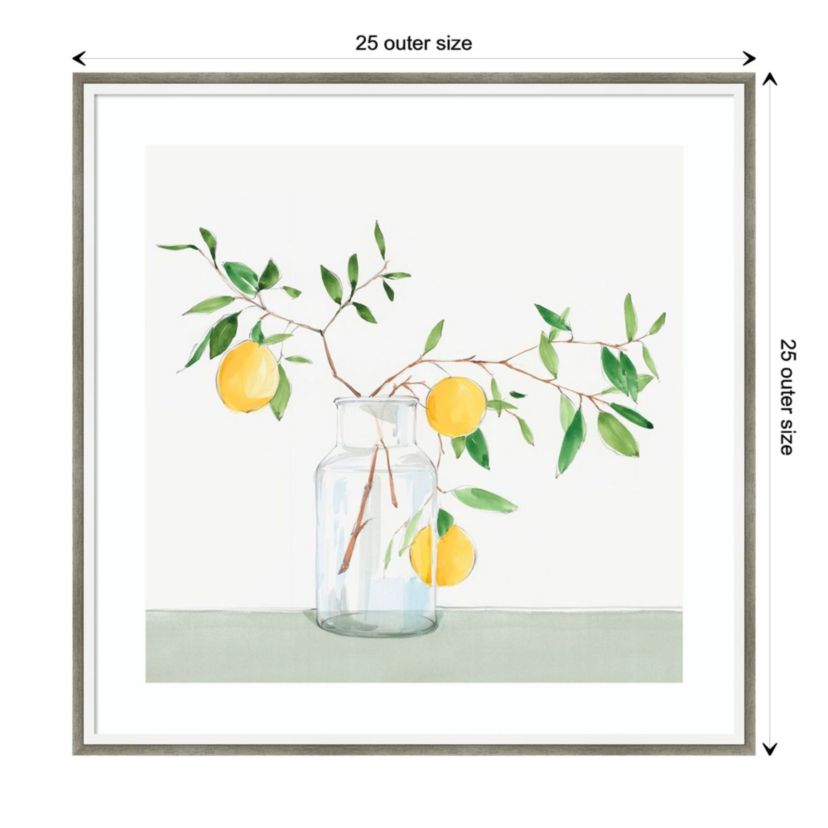 Sweet Lemonade by Isabelle Z Wood Framed Wall Art Print