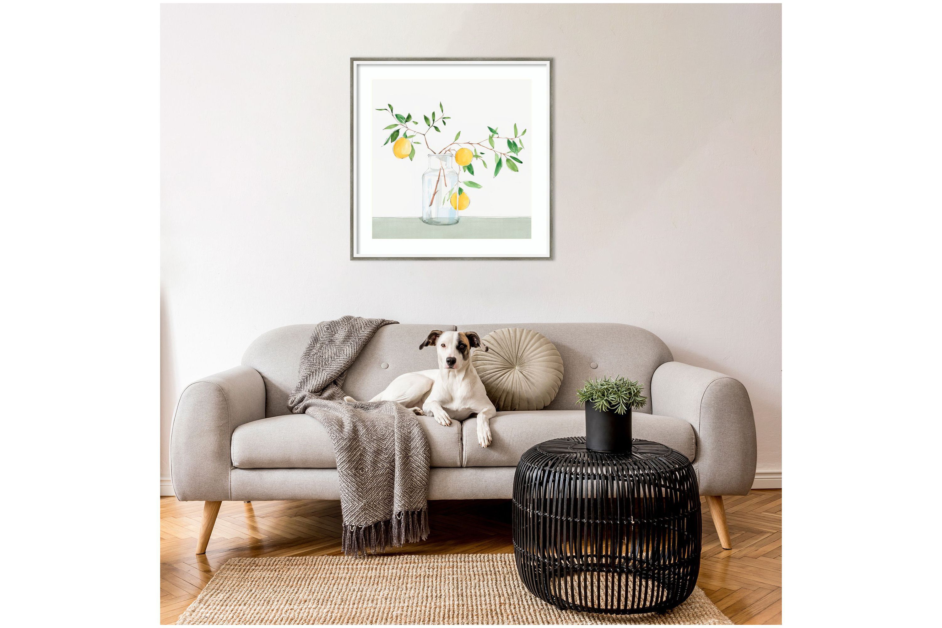 Sweet Lemonade by Isabelle Z Wood Framed Wall Art Print