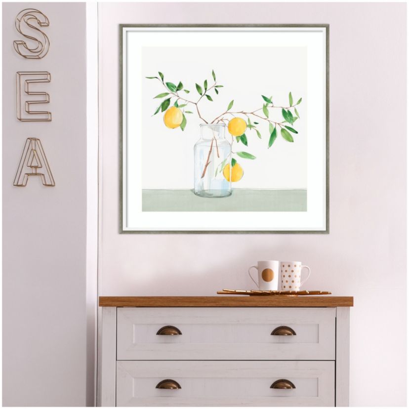 Sweet Lemonade by Isabelle Z Wood Framed Wall Art Print