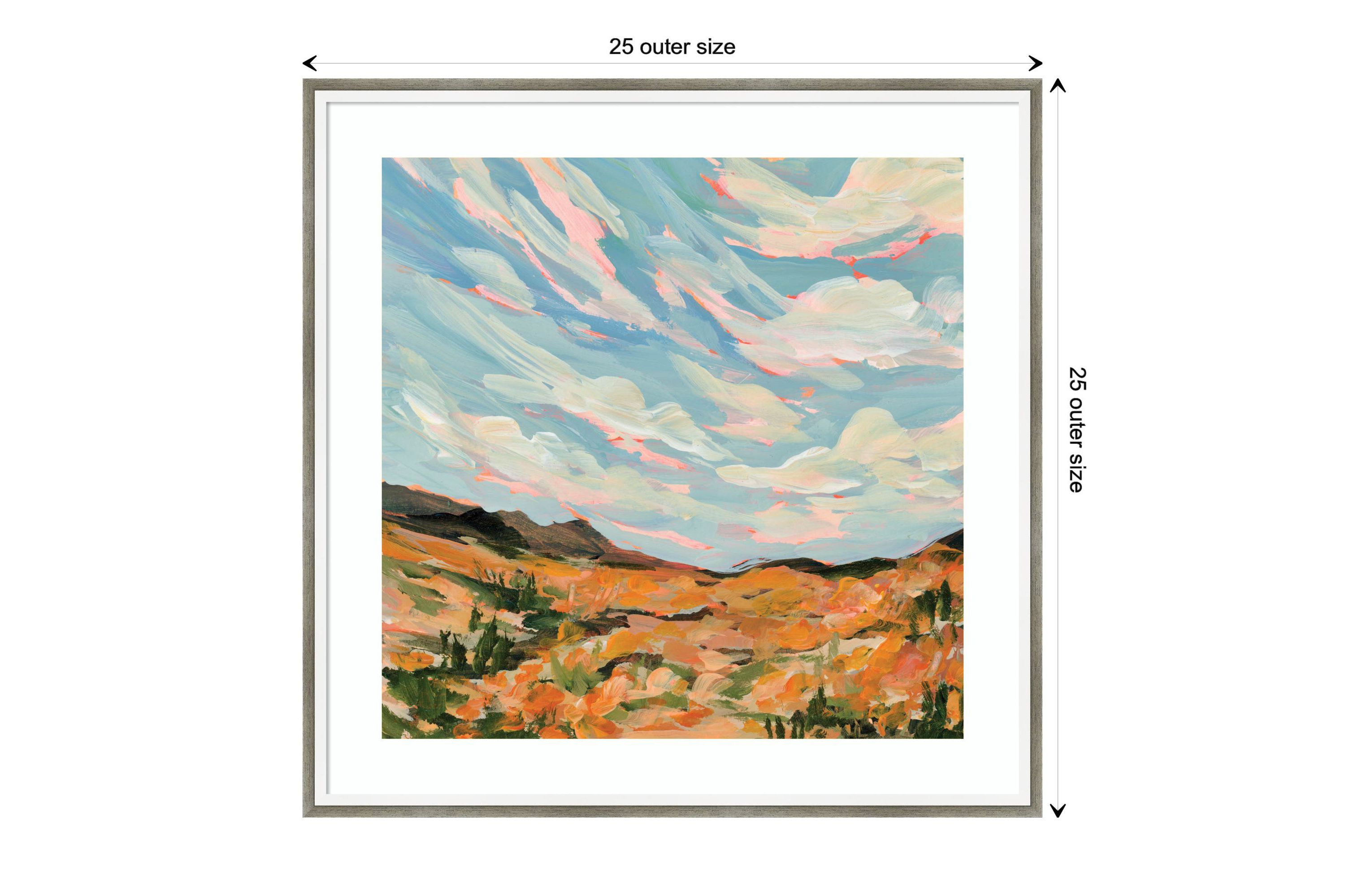 California by Emily Kenney Wood Framed Wall Art Print