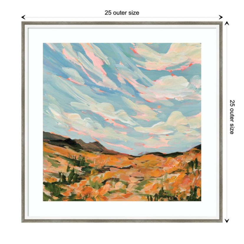 California by Emily Kenney Wood Framed Wall Art Print