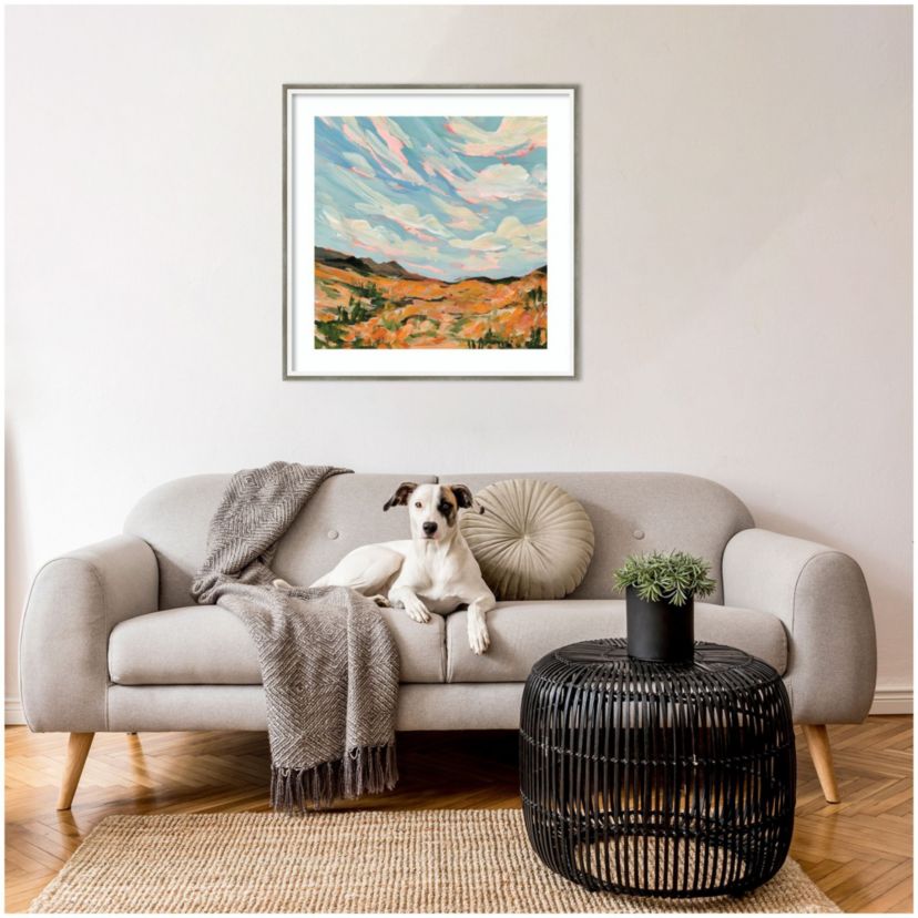 California by Emily Kenney Wood Framed Wall Art Print