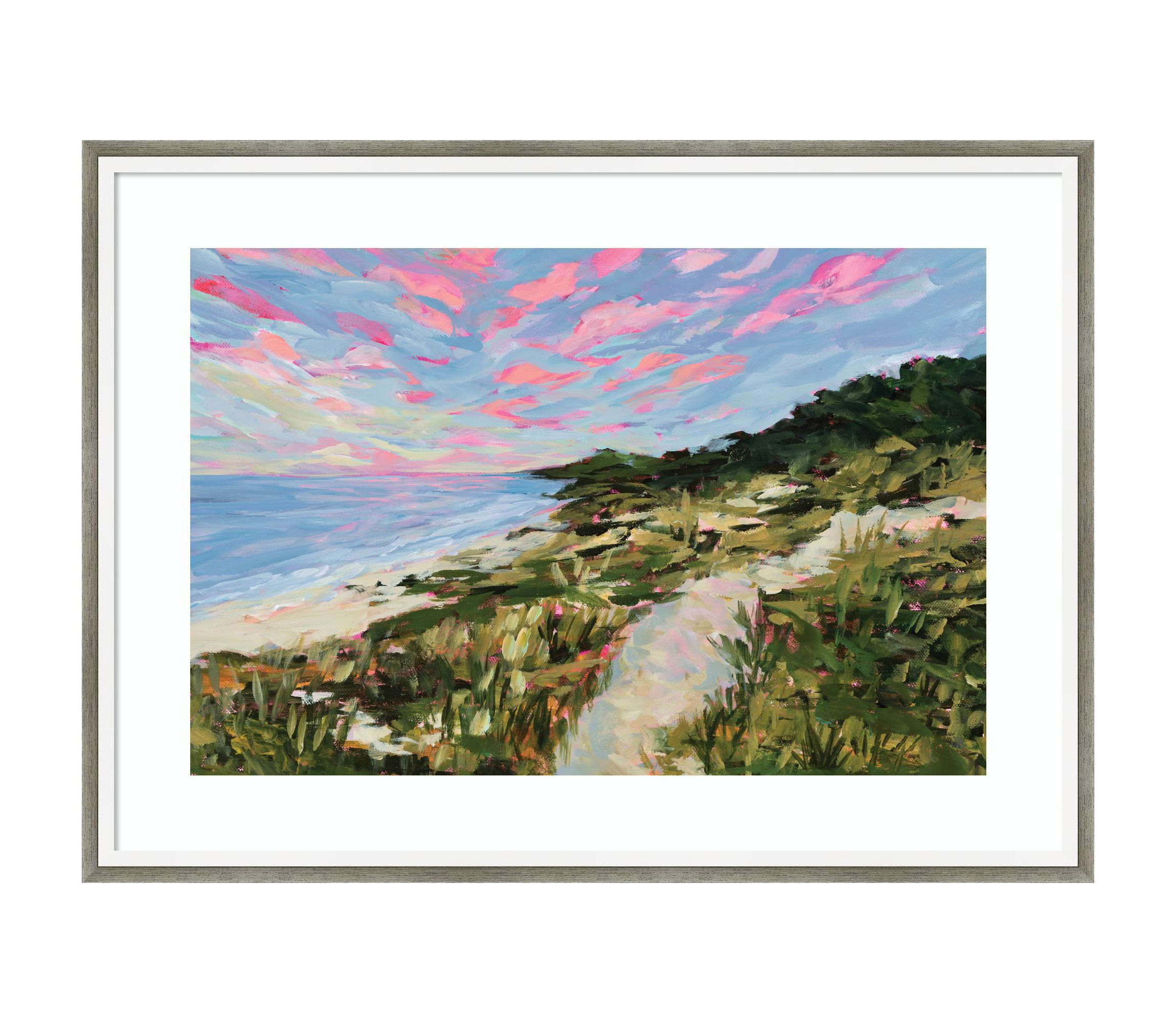 Traverse City by Emily Kenney Wood Framed Wall Art Print