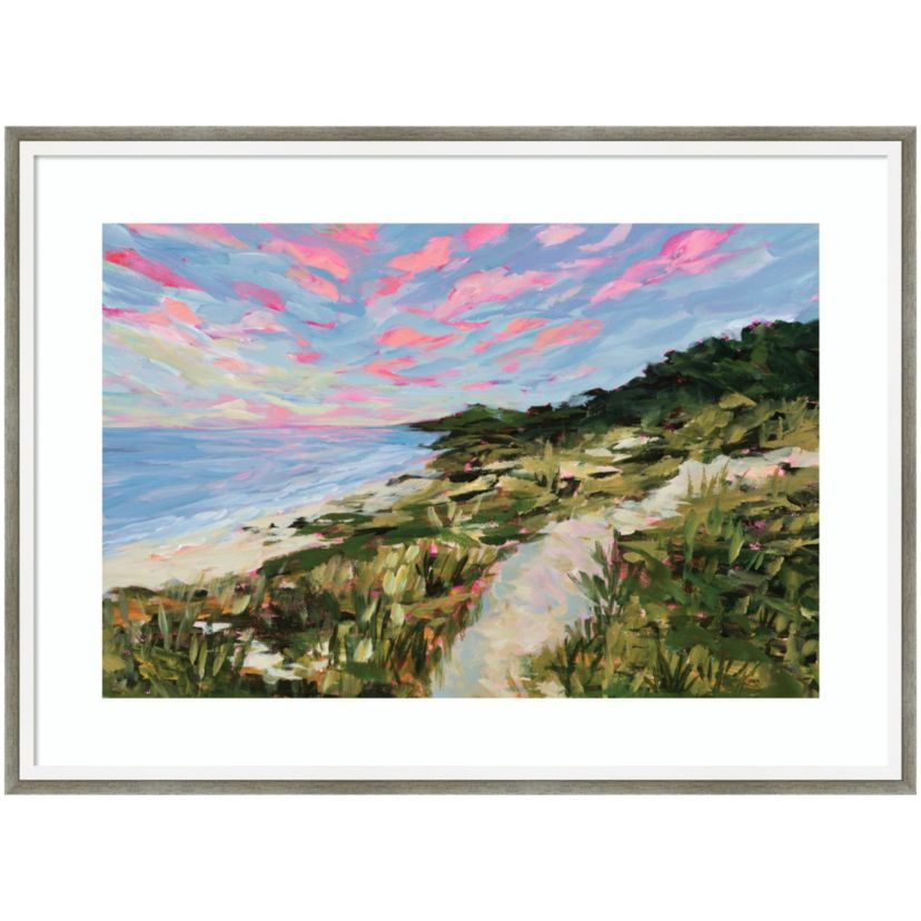 Traverse City by Emily Kenney Wood Framed Wall Art Print