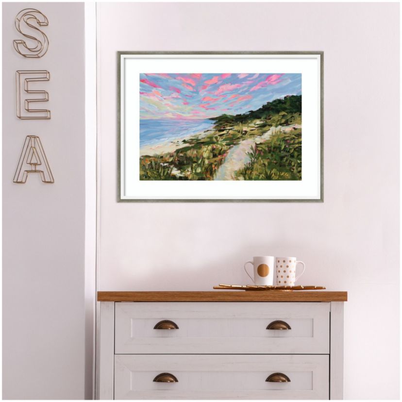 Traverse City by Emily Kenney Wood Framed Wall Art Print