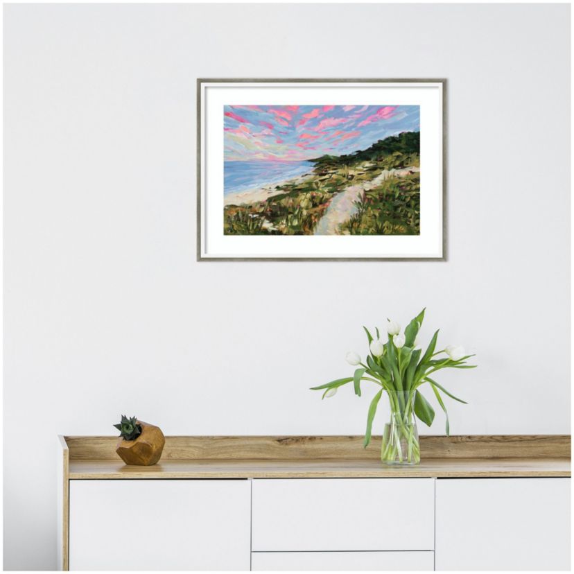 Traverse City by Emily Kenney Wood Framed Wall Art Print