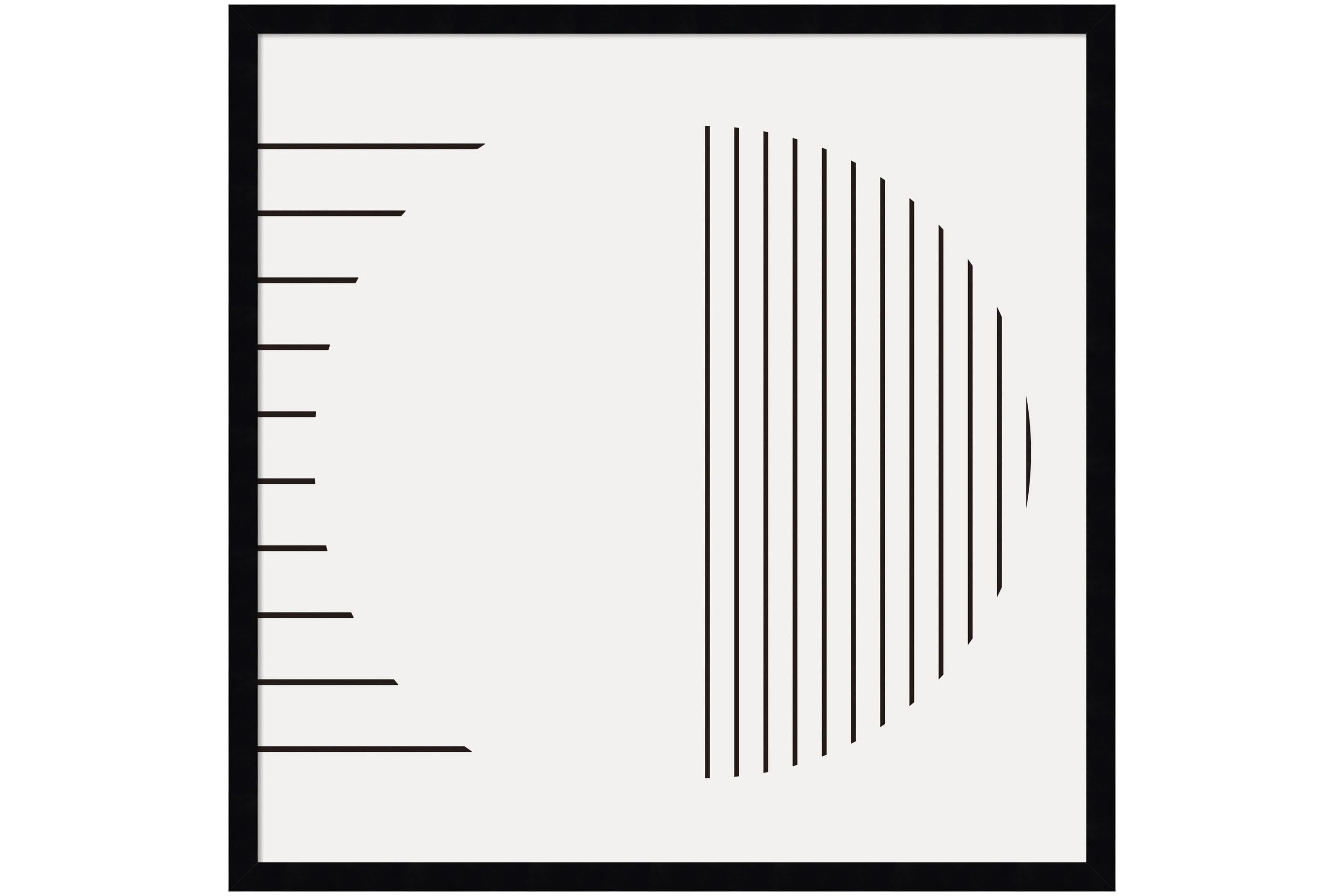 Modern Statement Stripes 1 by The Creative Bunch Studio Wood Framed Wall Art Print